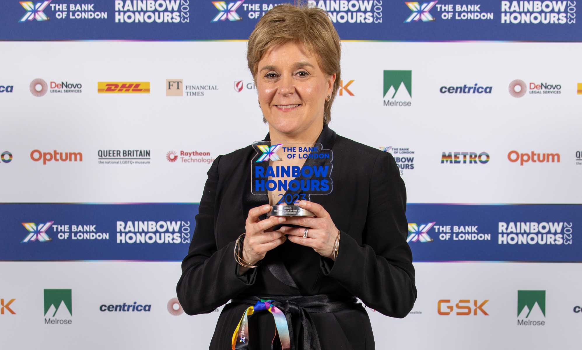 Nicola Sturgeon promises to remain an 'unflinching ally' to LGBTQ+ community