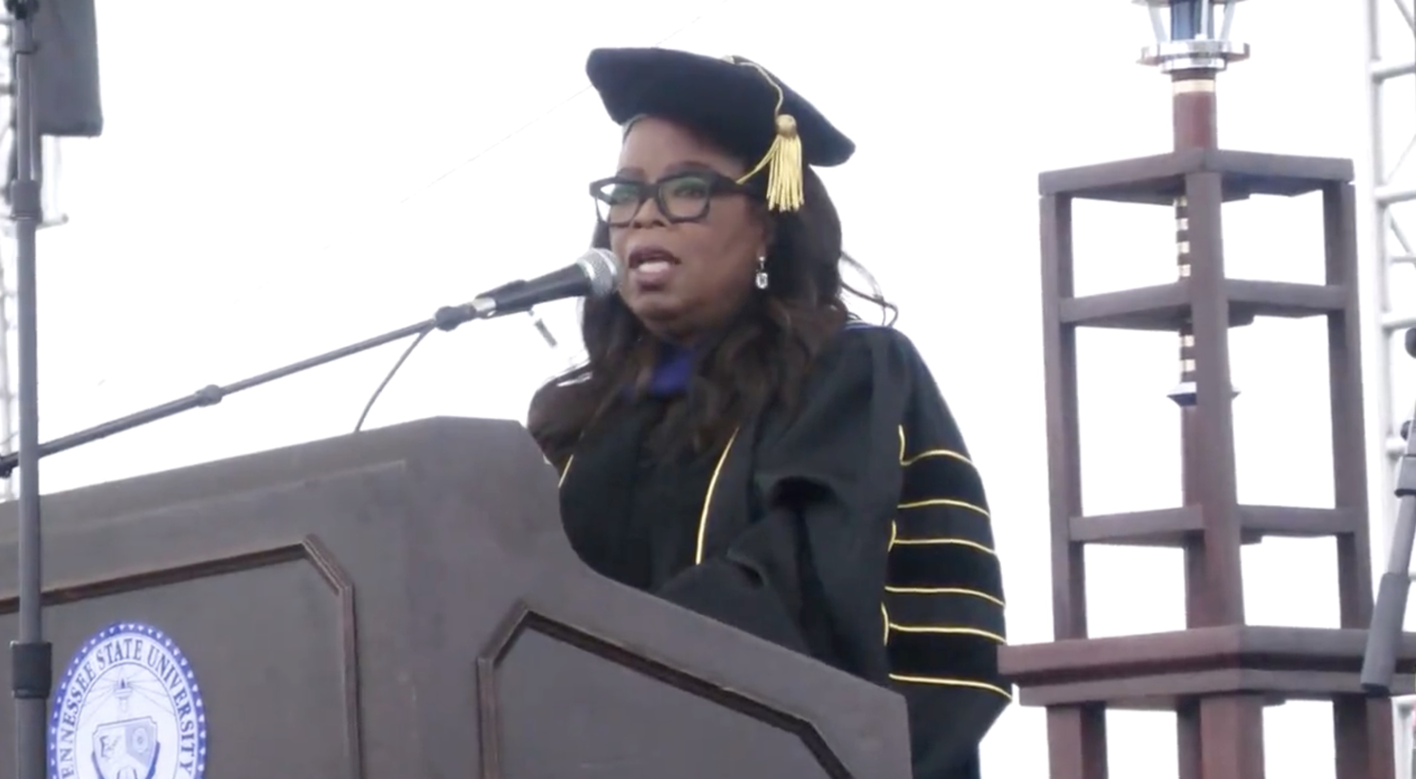 Oprah Winfrey declares that LGBTQ+ people are ‘under attack’ in powerful graduation speech