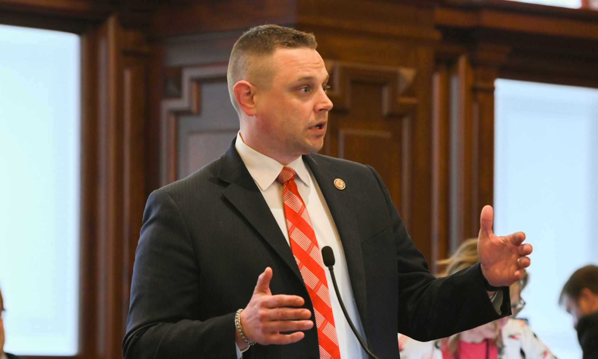 Republican senator says gender-neutral bathrooms will lead to violence from 'dads like me'