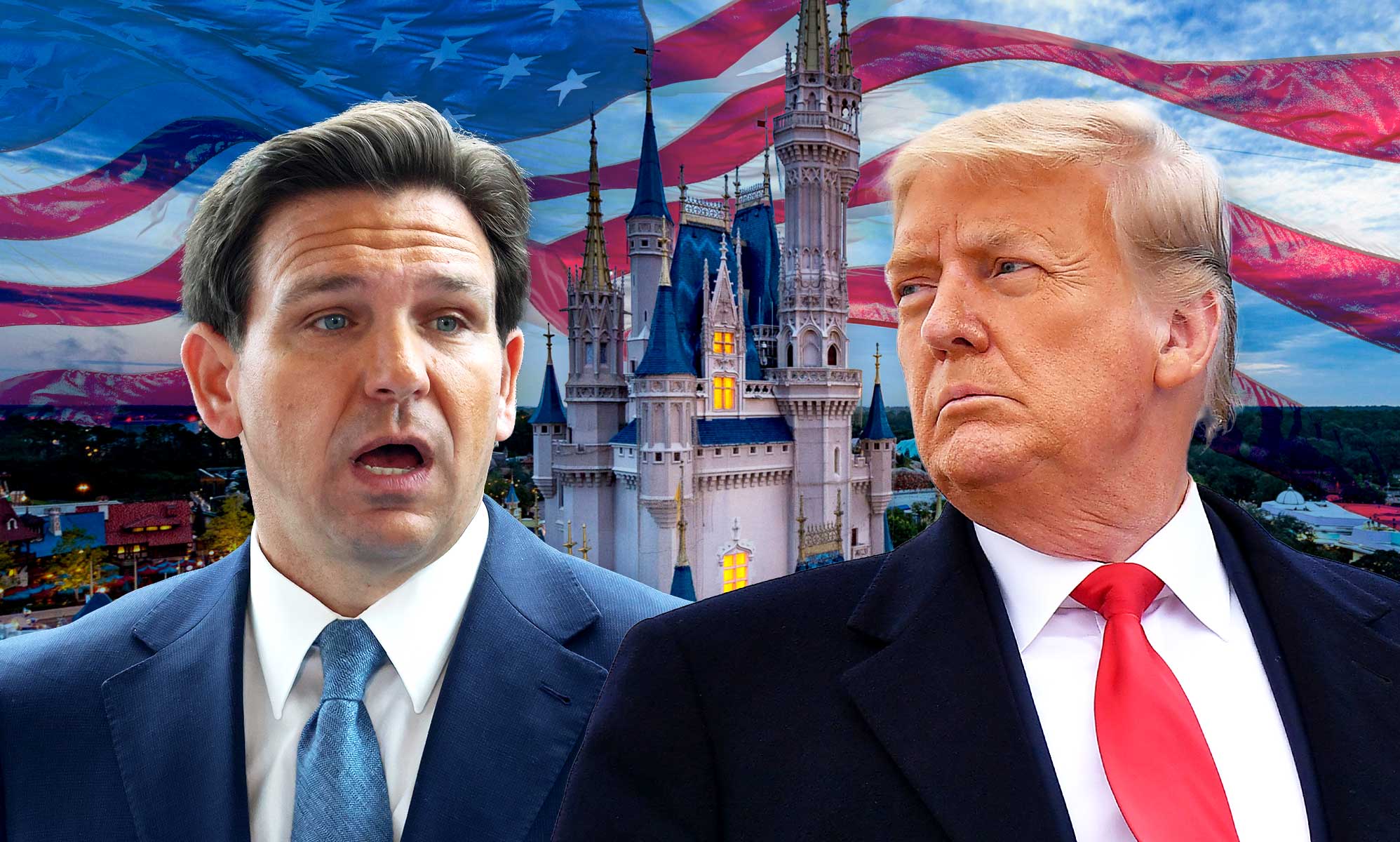 The dolls are fighting! Trump blames DeSantis for Disney going 'woke'