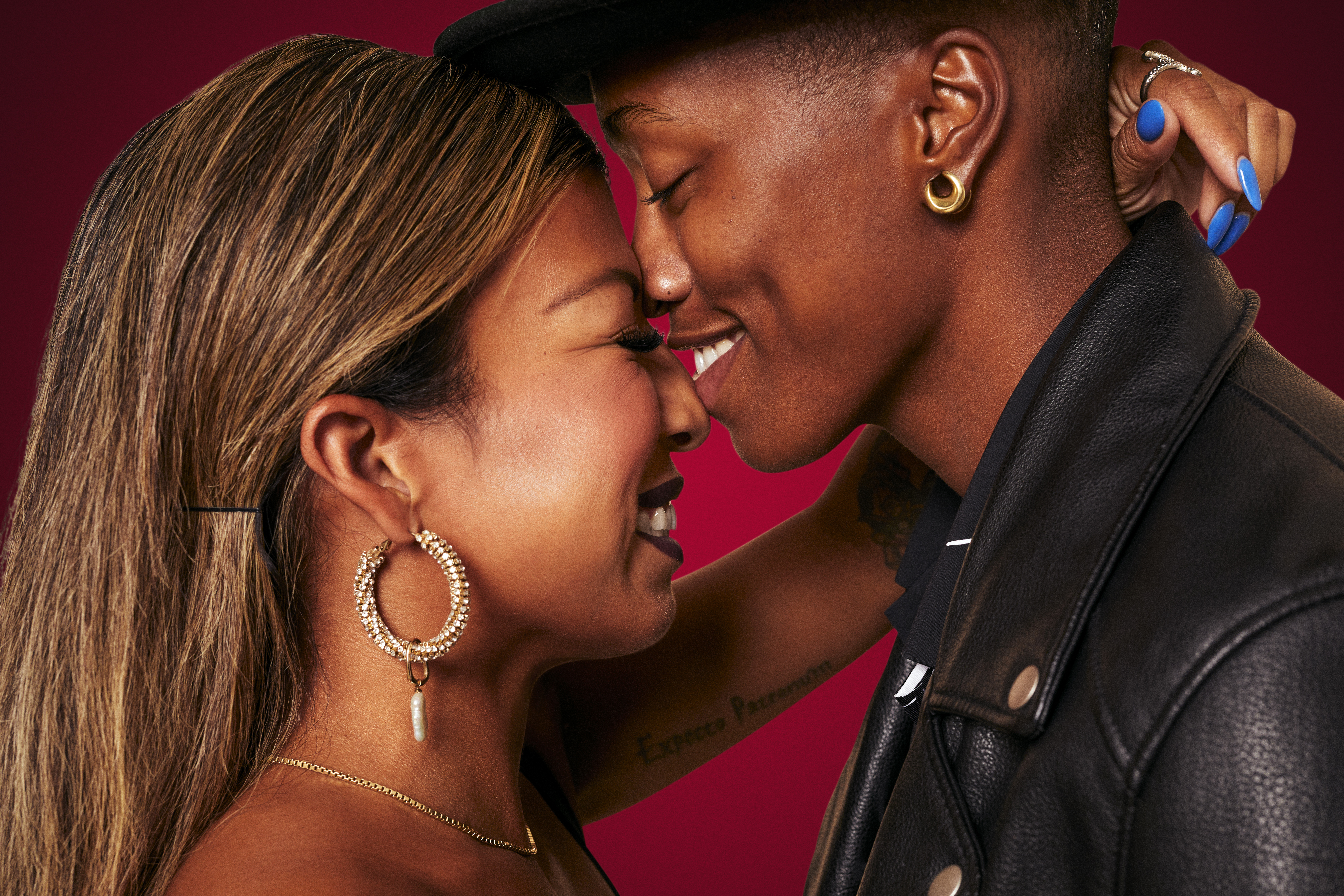 Yoly (L) and Mal (R) in Season 2 of The Ultimatum. (Simone Thompson/Netflix)