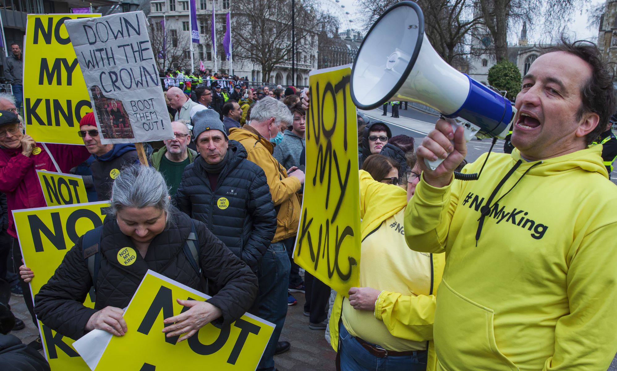 Head of anti-monarchy group arrested for peaceful protest at King Charles' coronation