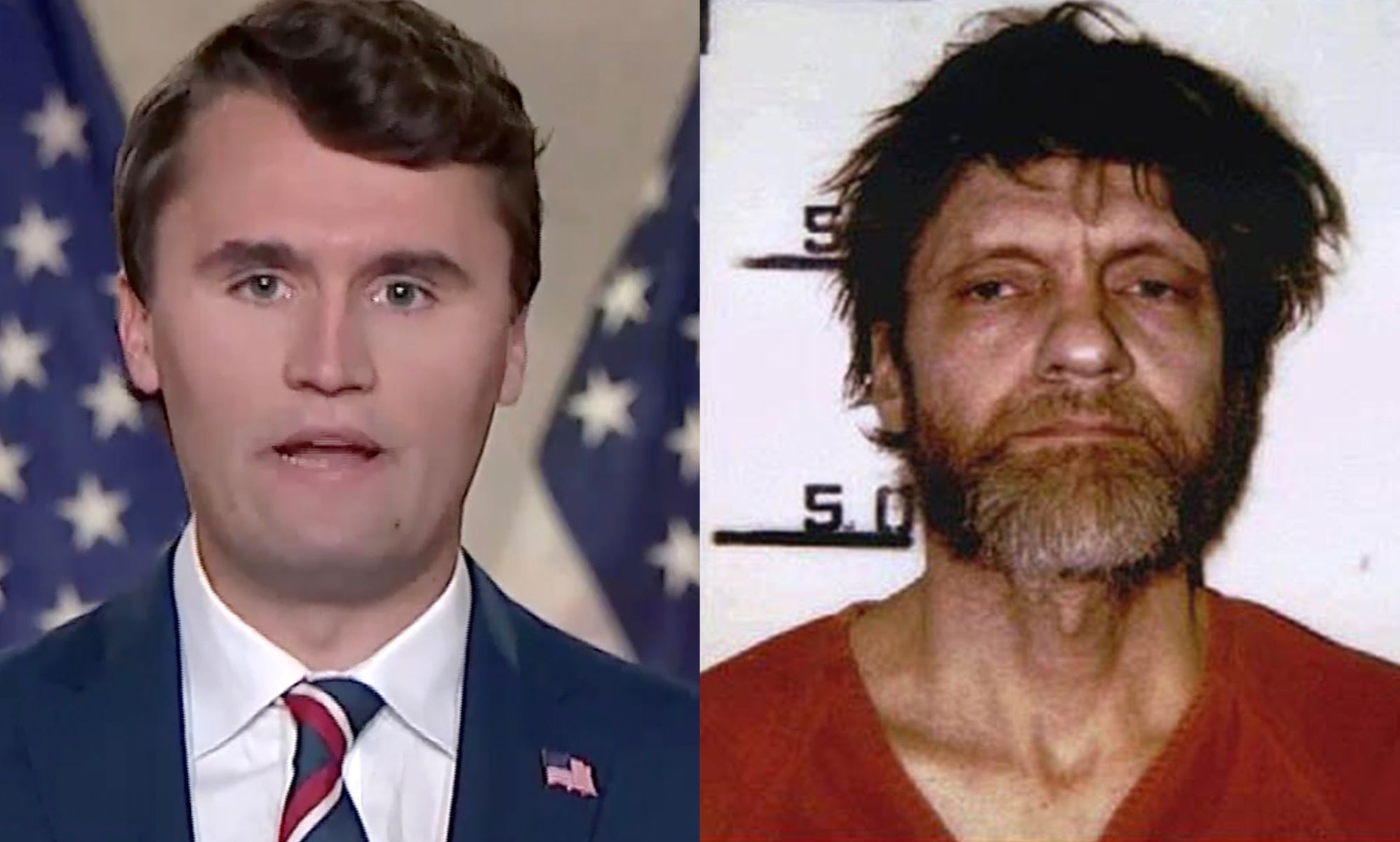 Charlie Kirk appears to link gender dysphoria to domestic terrorism in strange Unabomber tribute