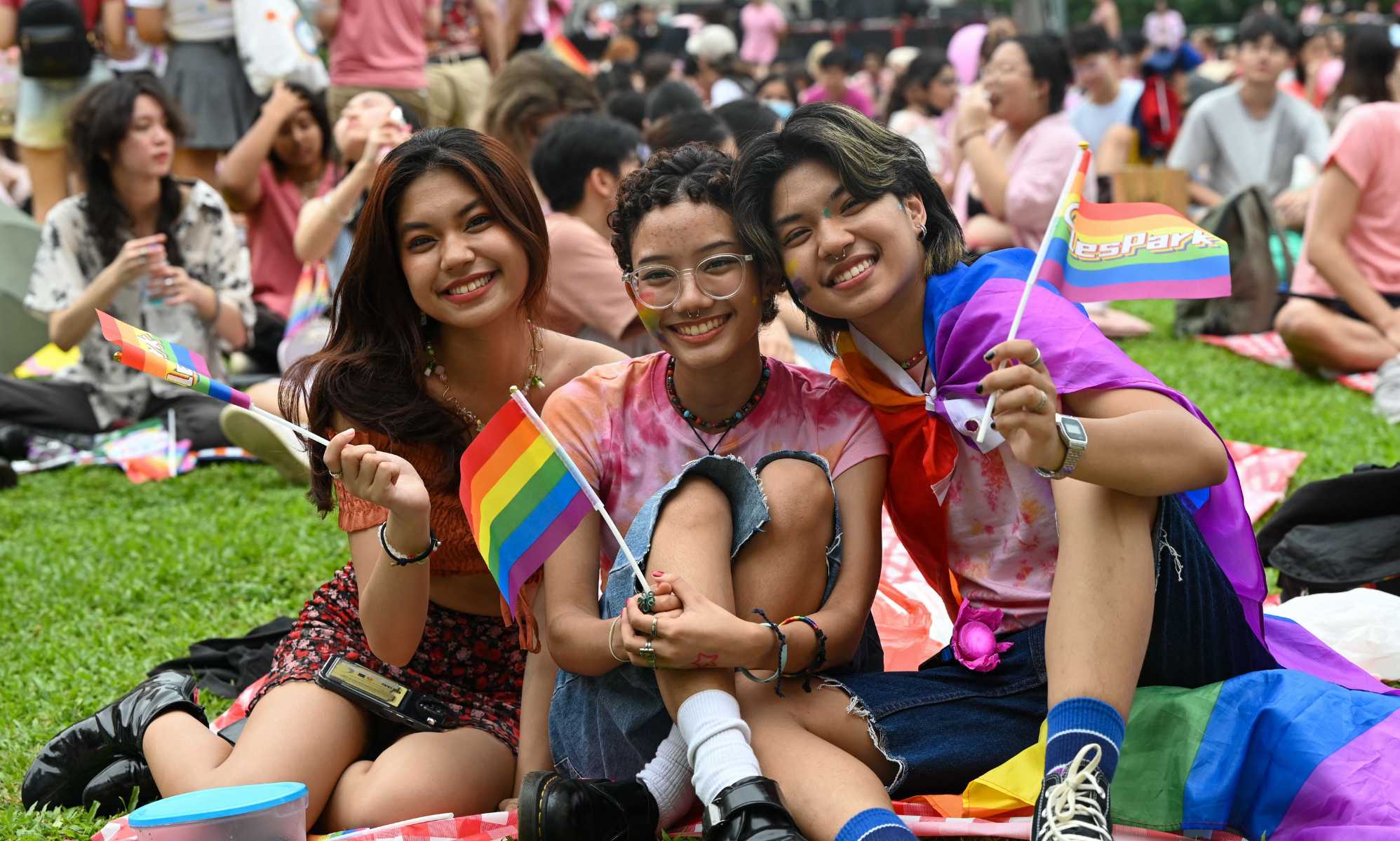 Singapore hosts first LGBTQ+ rally since decriminalisation of gay sex: 'Everyone should stand in the sun'