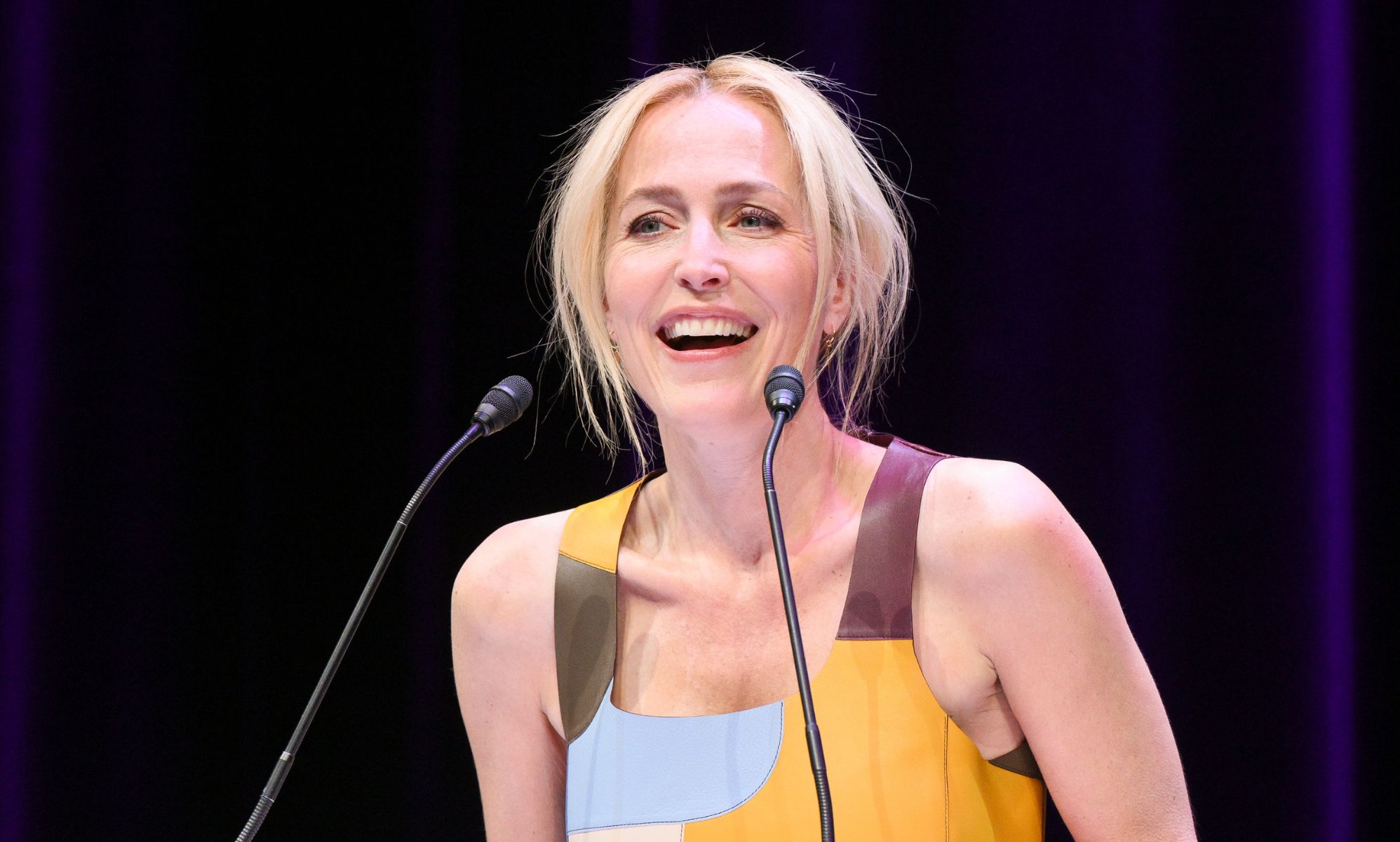 Sex Education star Gillian Anderson is 'thrilled' to have made a generation of people gay