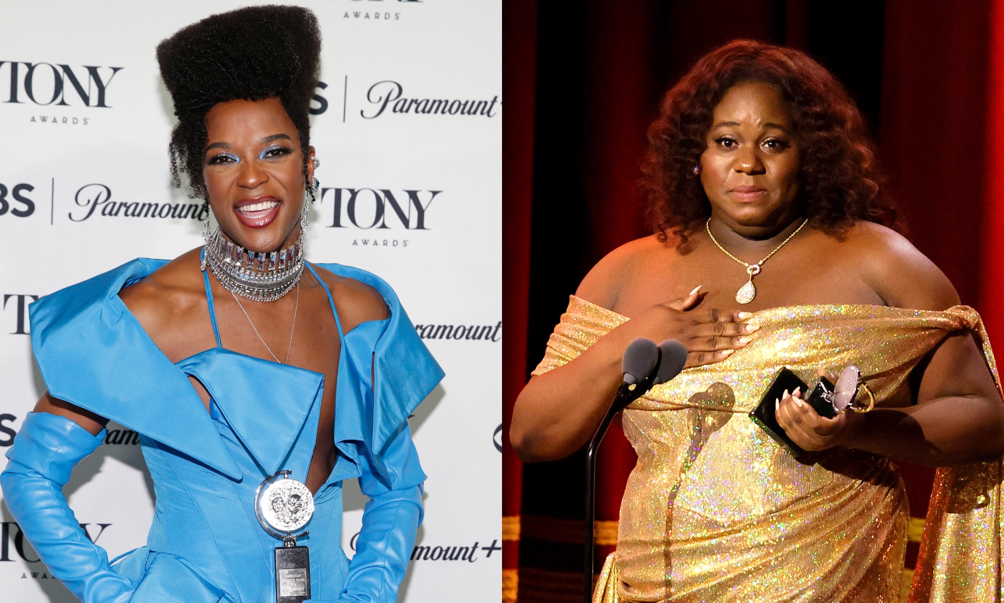 Alex Newell and J Harrison Ghee become first openly non-binary Tony winners: 'You have to free yourself'