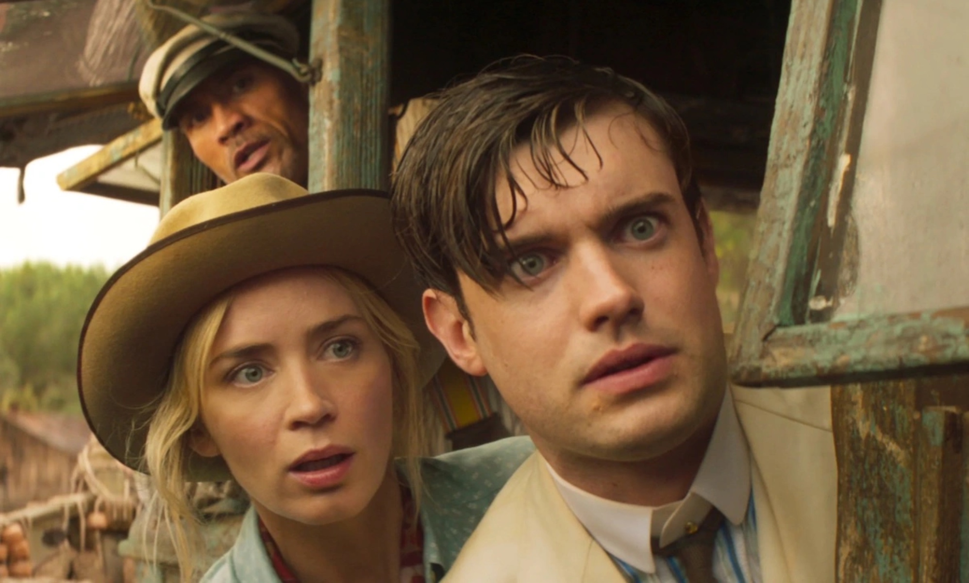 Jack Whitehall as McGregor Houghton (R) in Jungle Cruise. (Walt