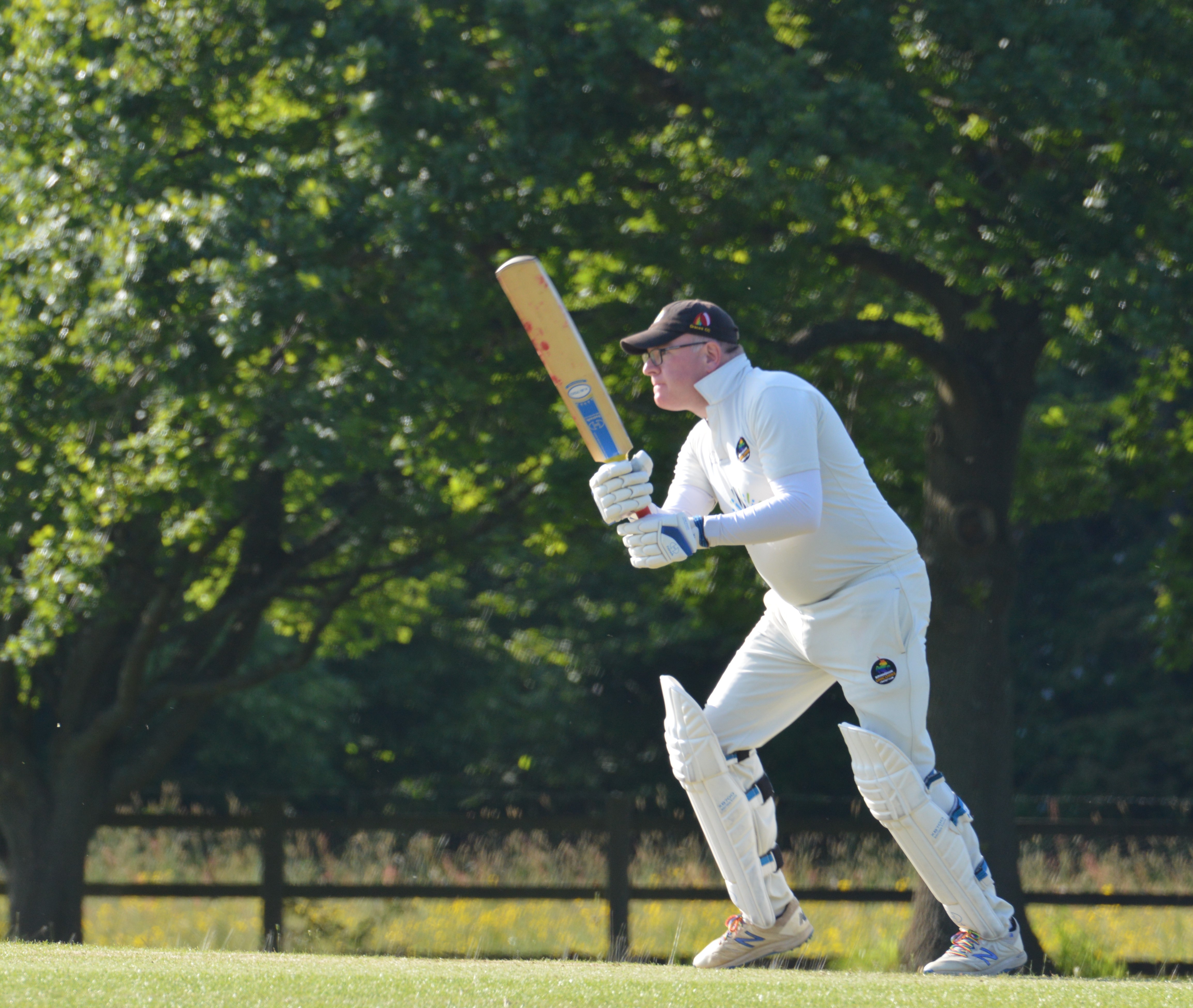Lachlan Smith batting. 