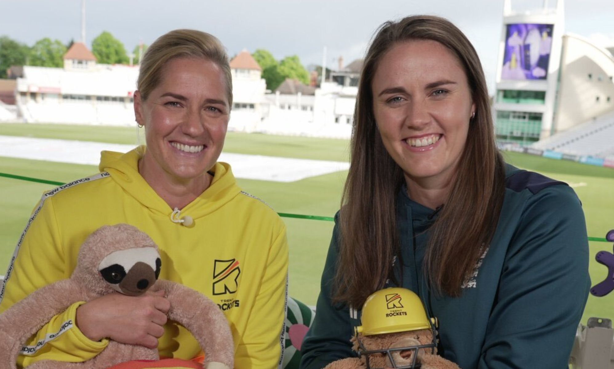 England cricketers become first LGBTQ+ couple to read CBeebies bedtime story