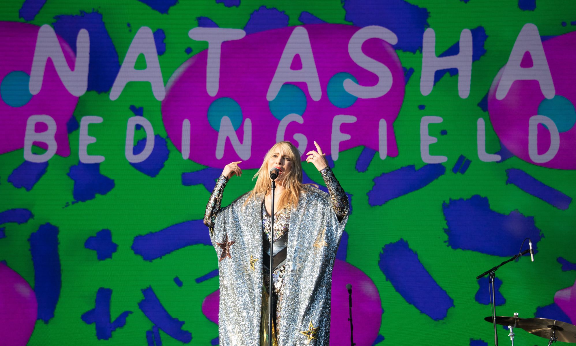 Natasha Bedingfield performs at Mighy Hoopla.