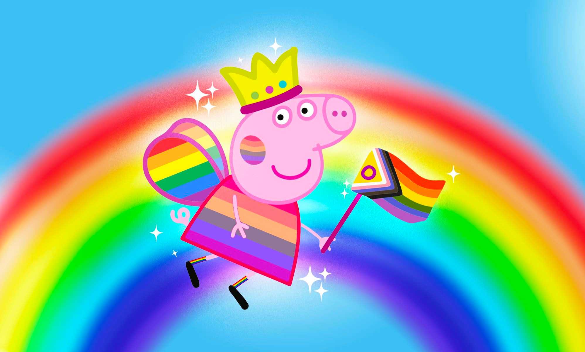 Peppa Pig celebrated Pride Month and anti-LGBTQ+ bigots are losing their minds