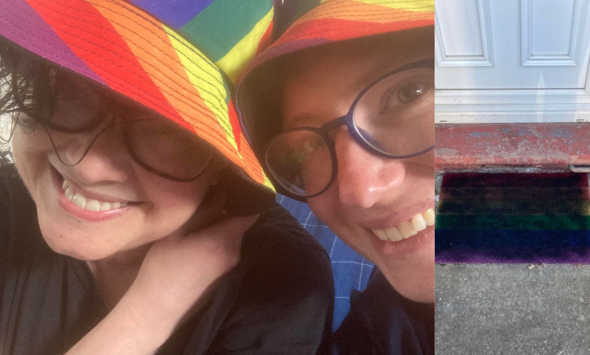 Lesbian couple 'heartbroken' by homophobic doormat attack supported by kind neighbours