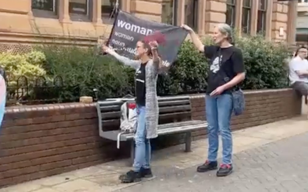 'Gender-critical' activists attempted to protest a Primark in Lincoln. Two people showed up