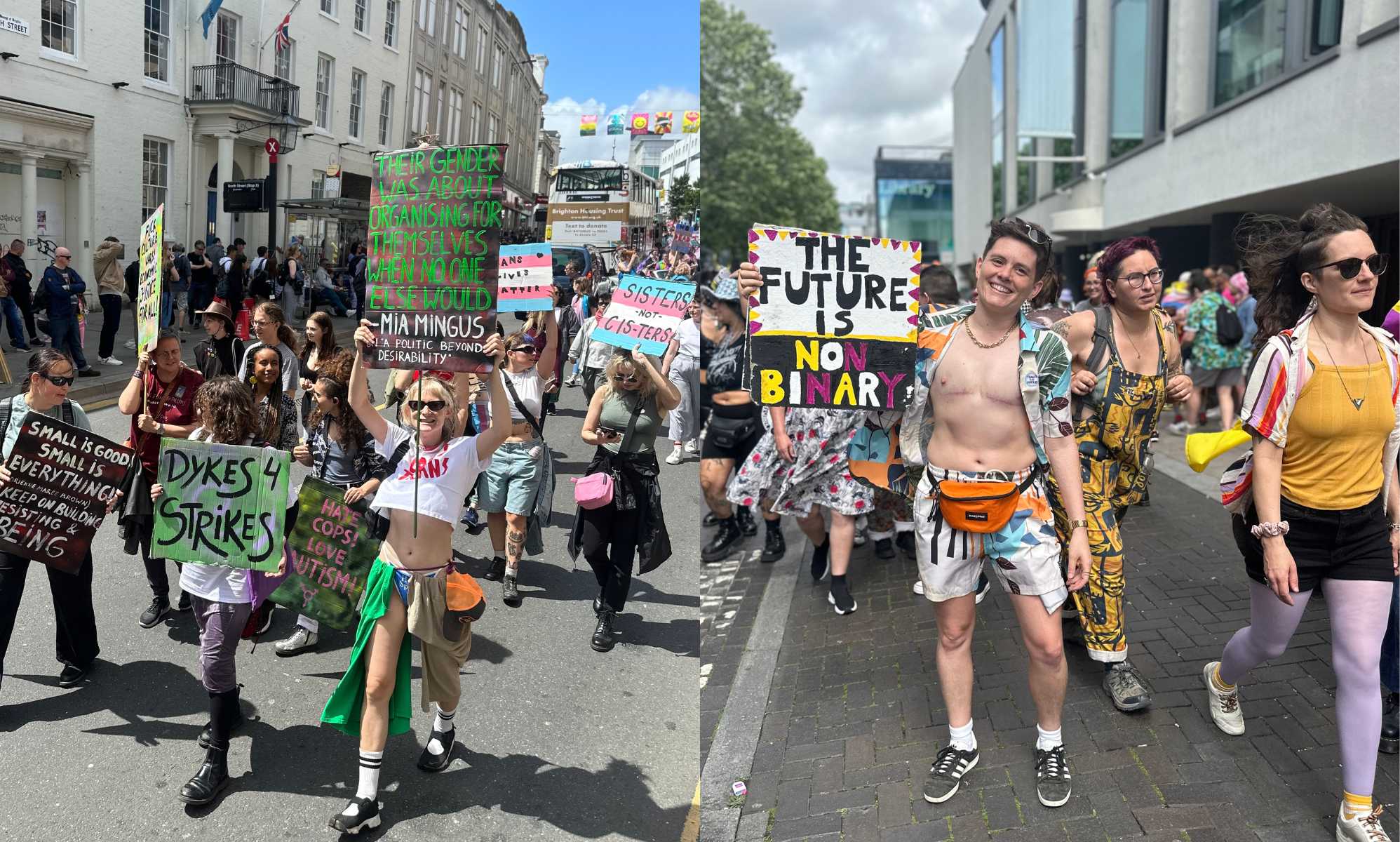 Brighton sees biggest ever turnout for 10th anniversary Trans Pride: 'A beacon of hope'