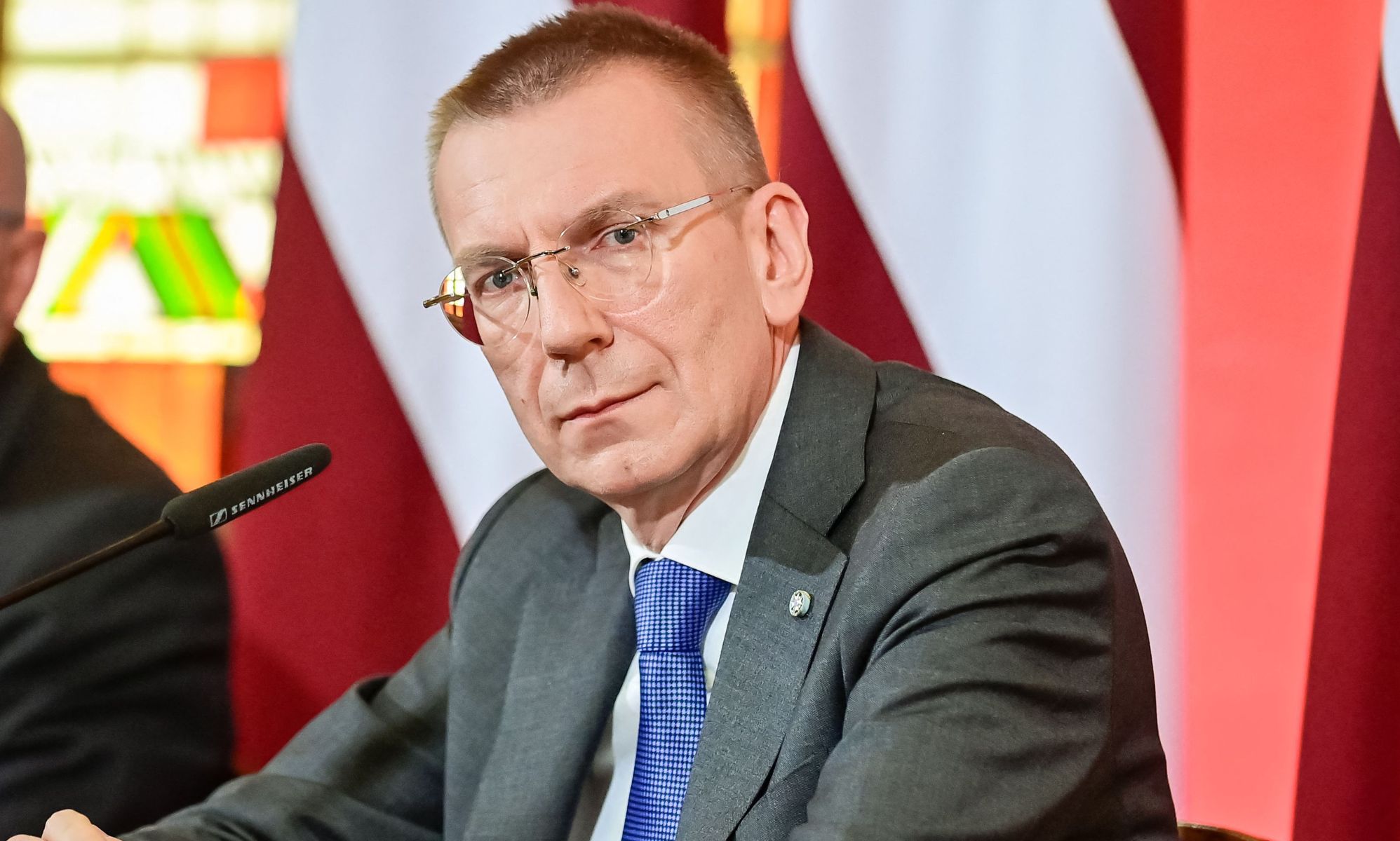 Latvia swears in EU's first openly gay president