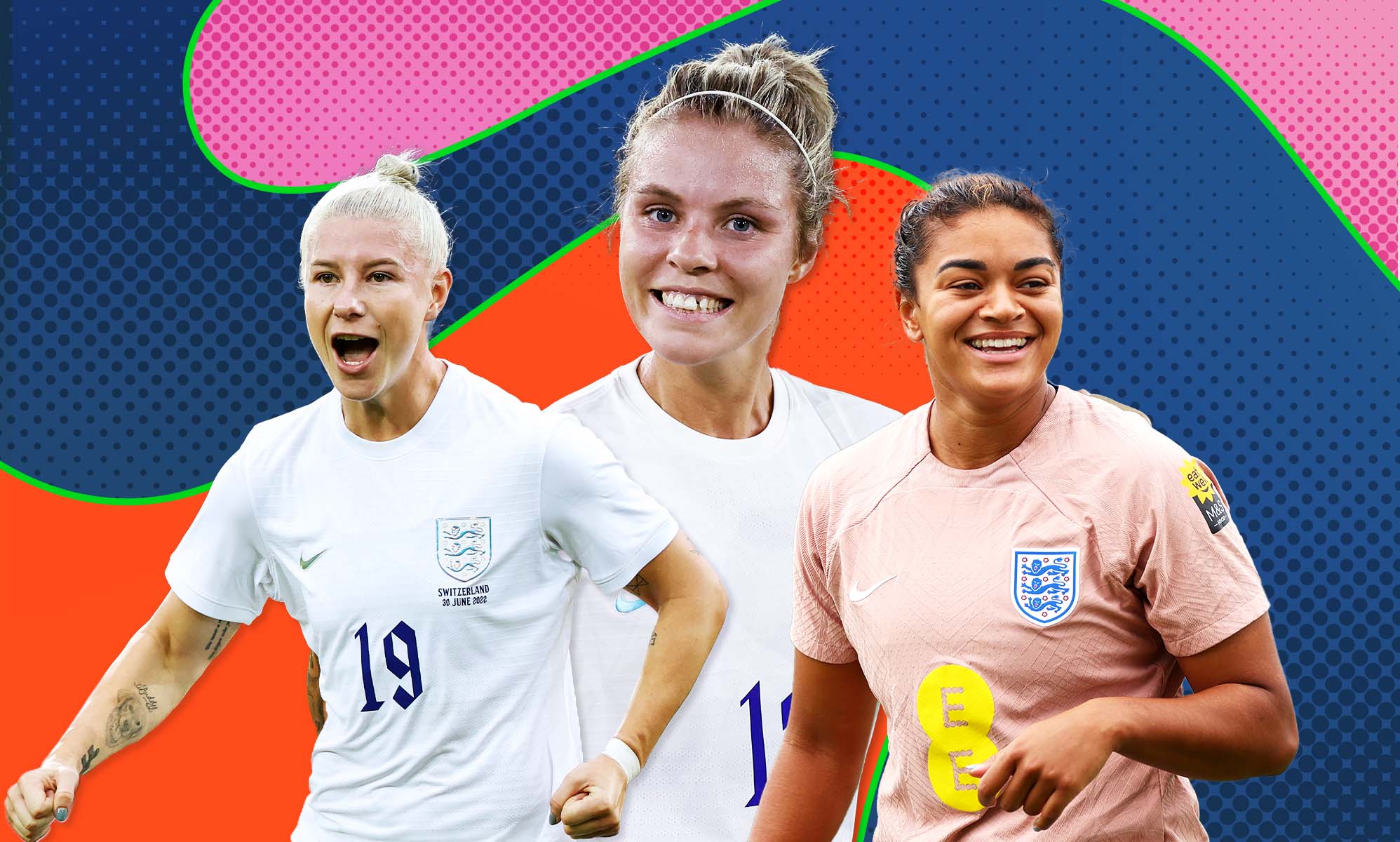 The out LGBTQ+ England Lionesses playing in the Women's Euro 2025 qualifiers