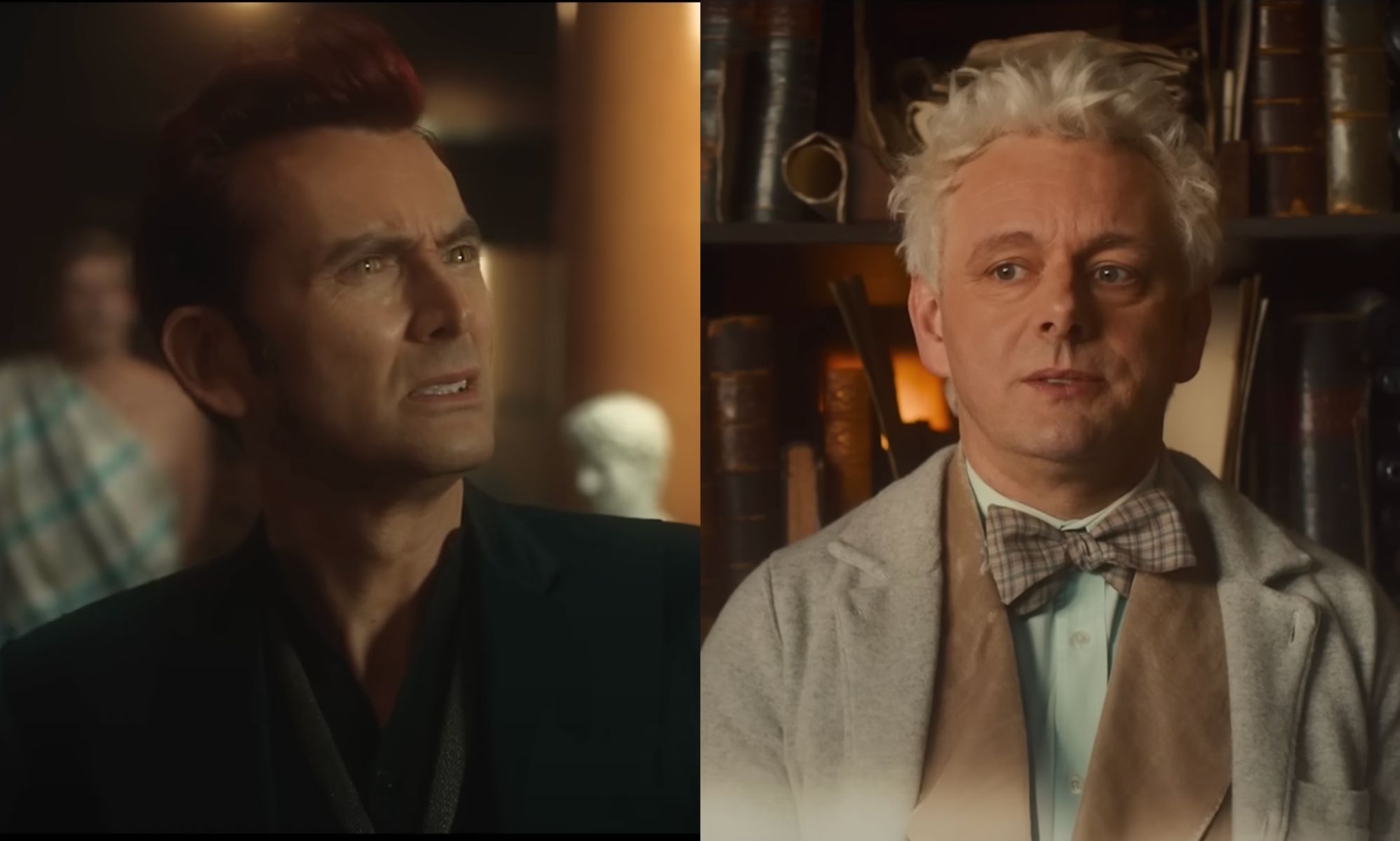 Good Omens star David Tennant teases Crowley and Aziraphale romance: 'Yin to each other's yang'