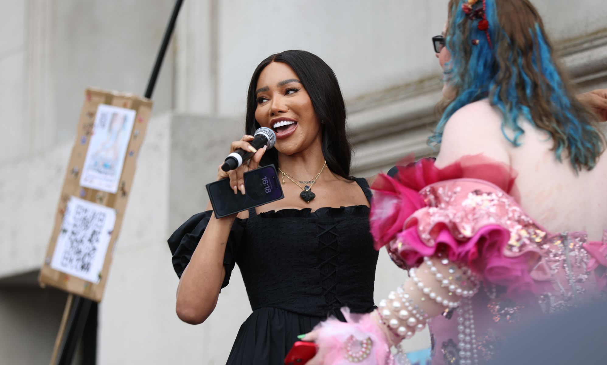 Munroe Bergdorf slams Tories for 'inducing a moral panic' over trans rights at London Trans+ Pride