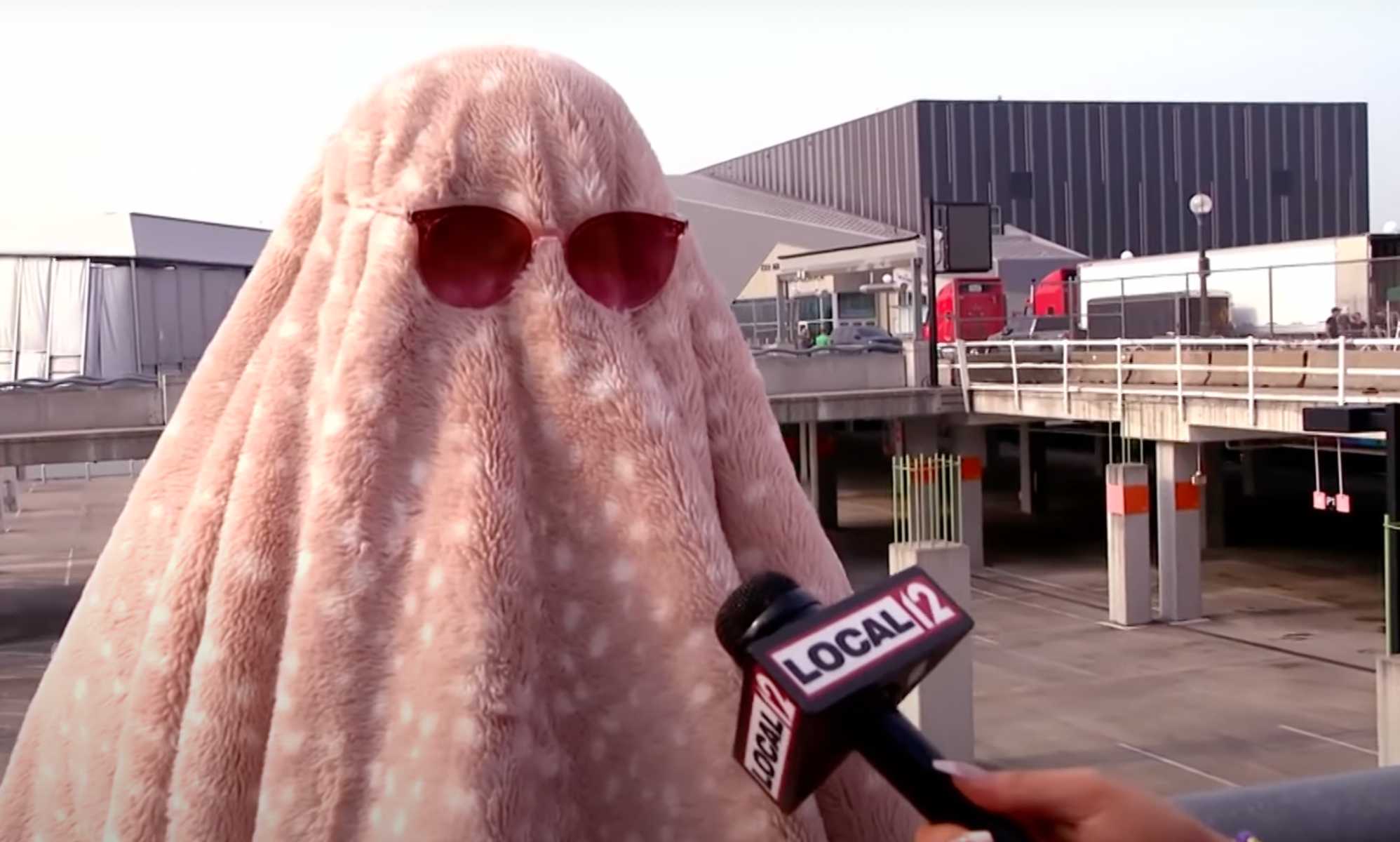 Taylor Swift fan who called in sick to see Eras tour gives epic TV interview under blankets