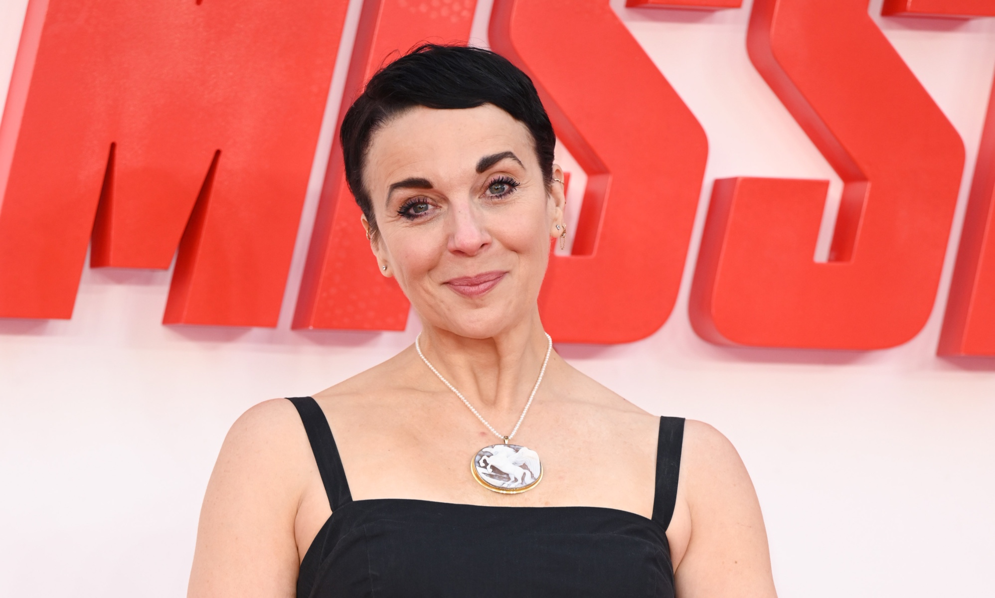 Amanda Abbington responds to accusations of transphobia in seven-minute long Instagram.