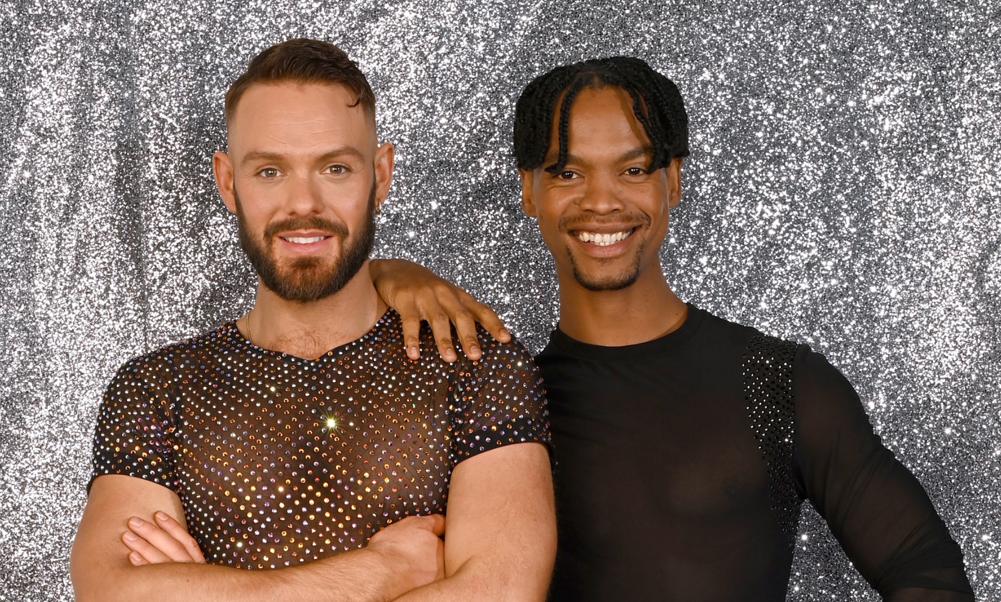 John Whaite (L) and Johannes Radebe (R).