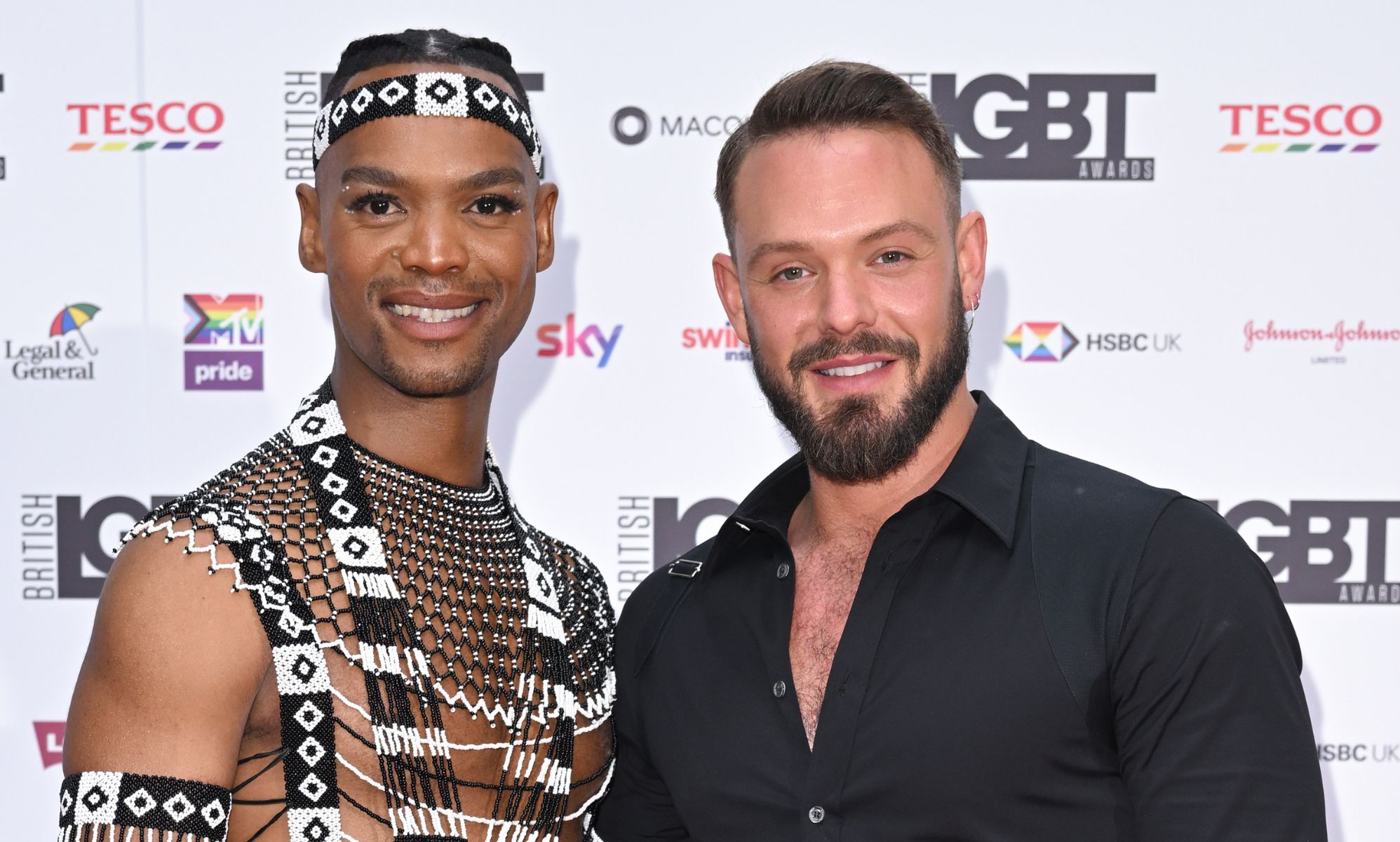 John Whaite with Strictly Come Dancing partner Johannes Radebe in 202.