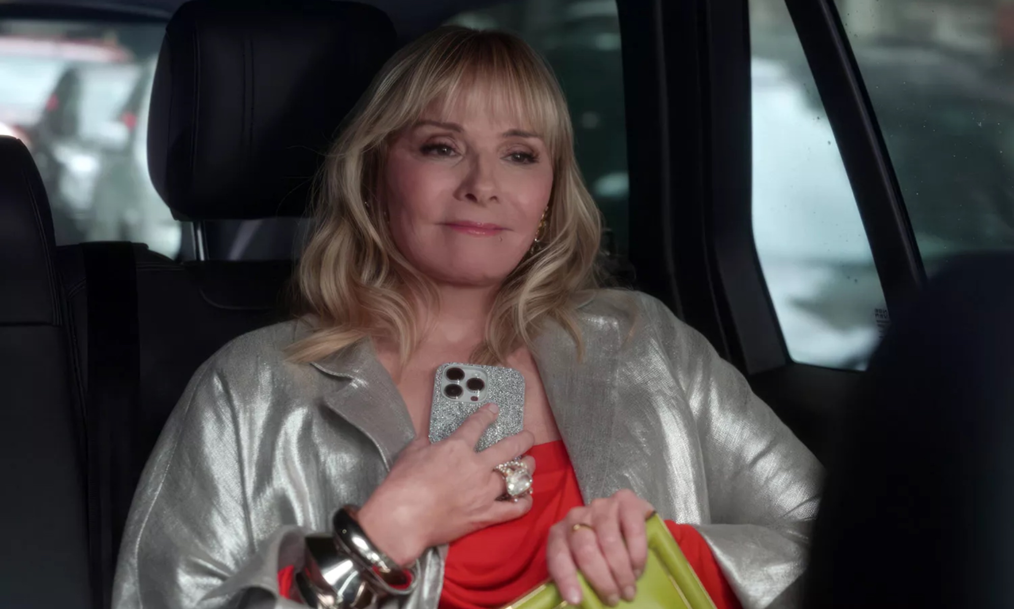 Kim Cattrall improvised this touching moment during her And Just Like That comeback cameo