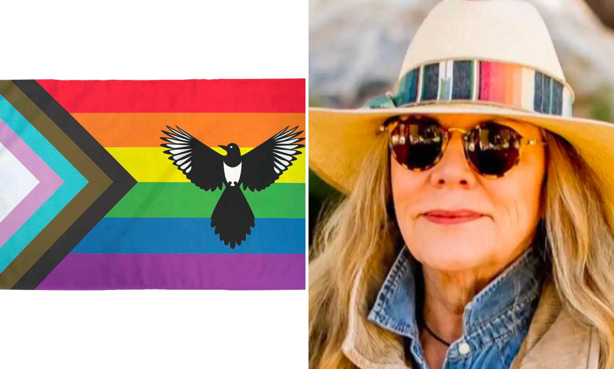 Woman killed for hanging a Pride flag has personalised flag created in her honour