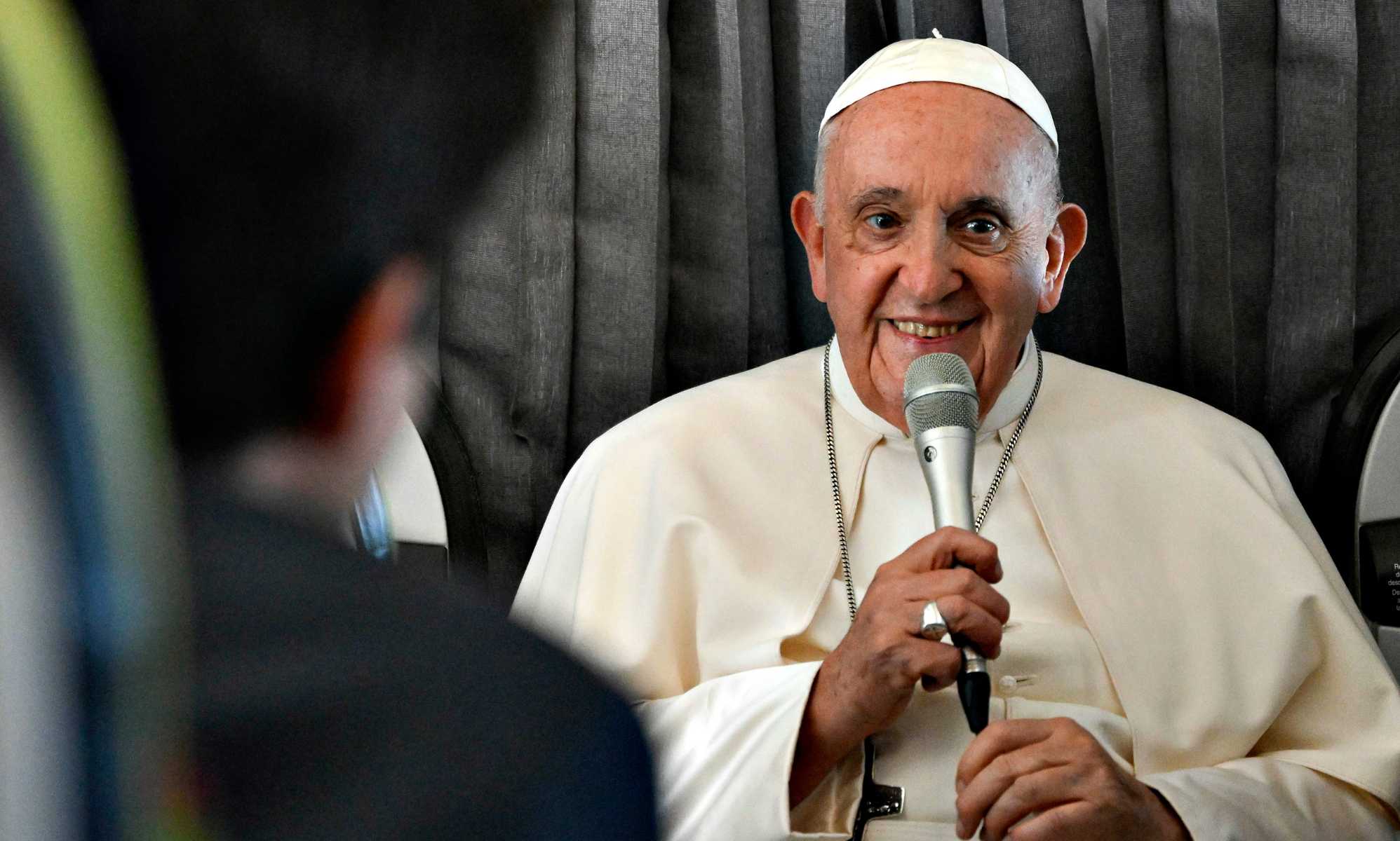 Pope says Church open to LGBTQ+ people but ‘there are laws'