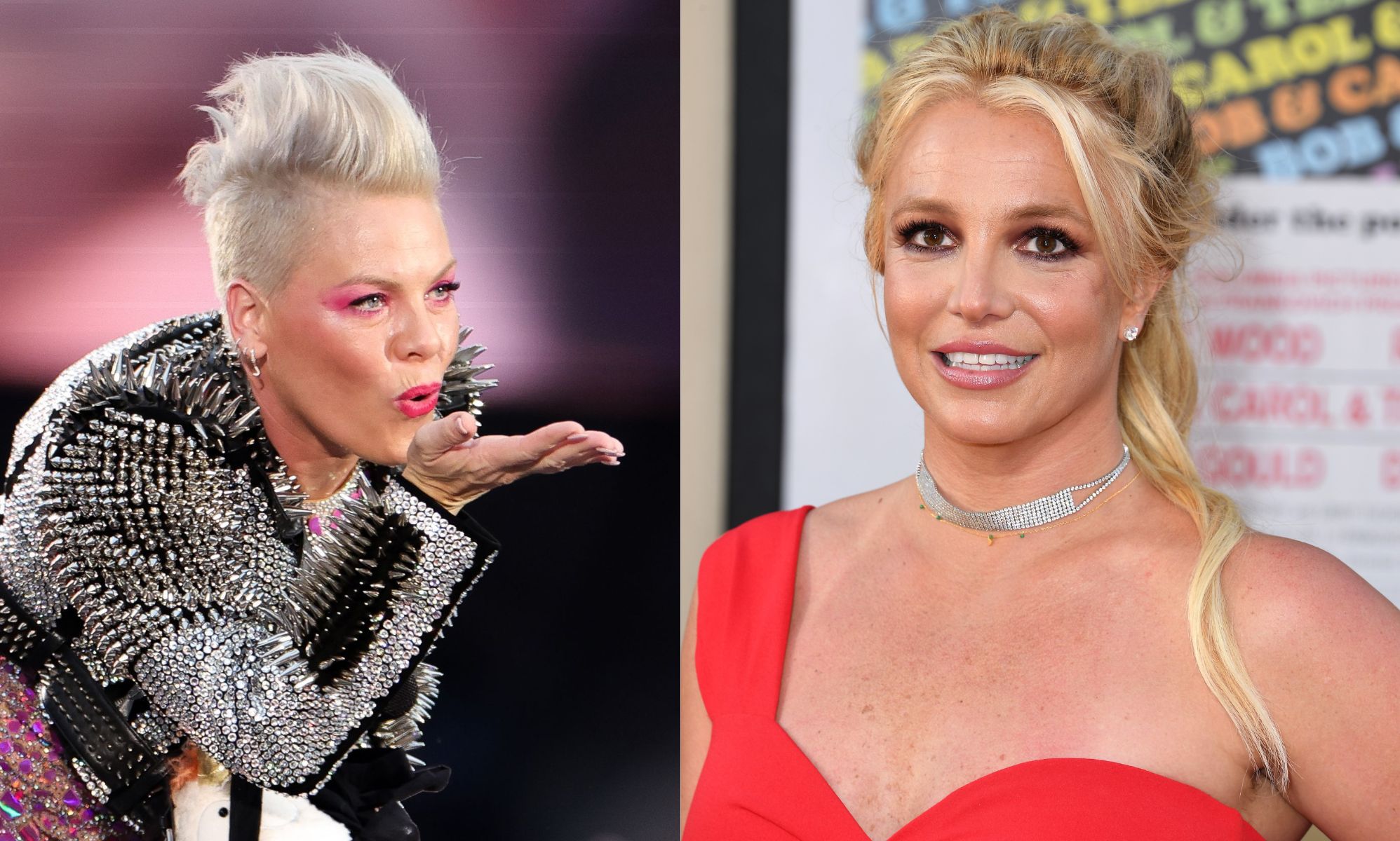 Pink changes song lyrics to send 'sweet' Britney Spears support amid divorce