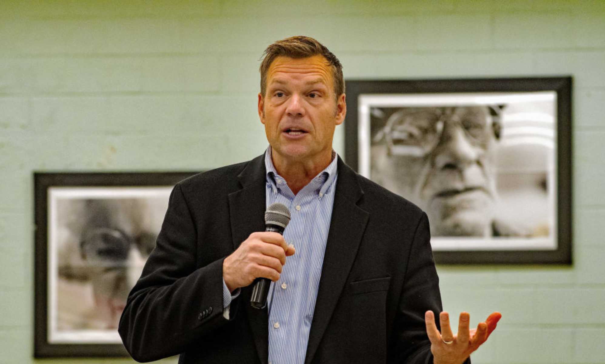 Republican Attorney General Kris Kobach