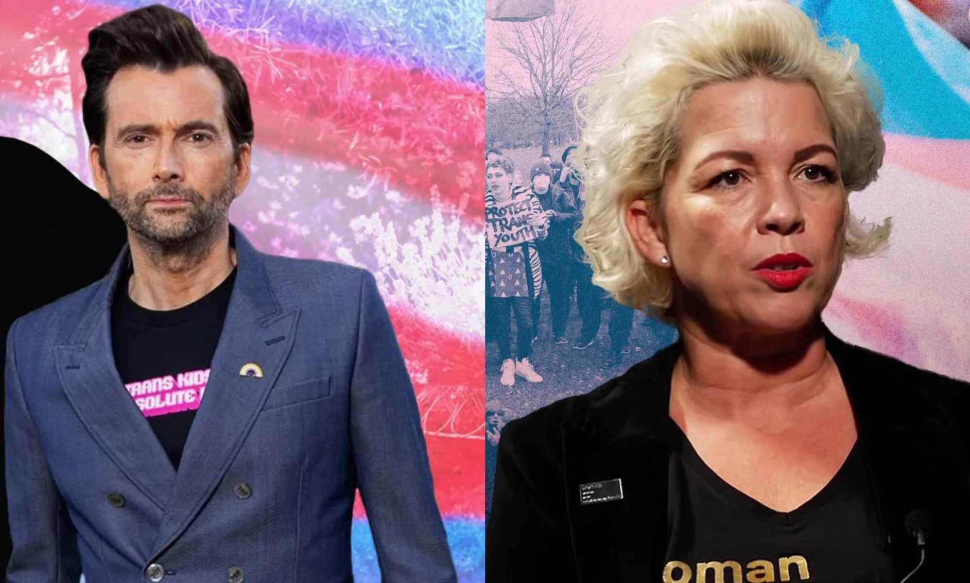 Posie Parker suggests trans ally David Tennant is a paedophile – and fans aren't having it