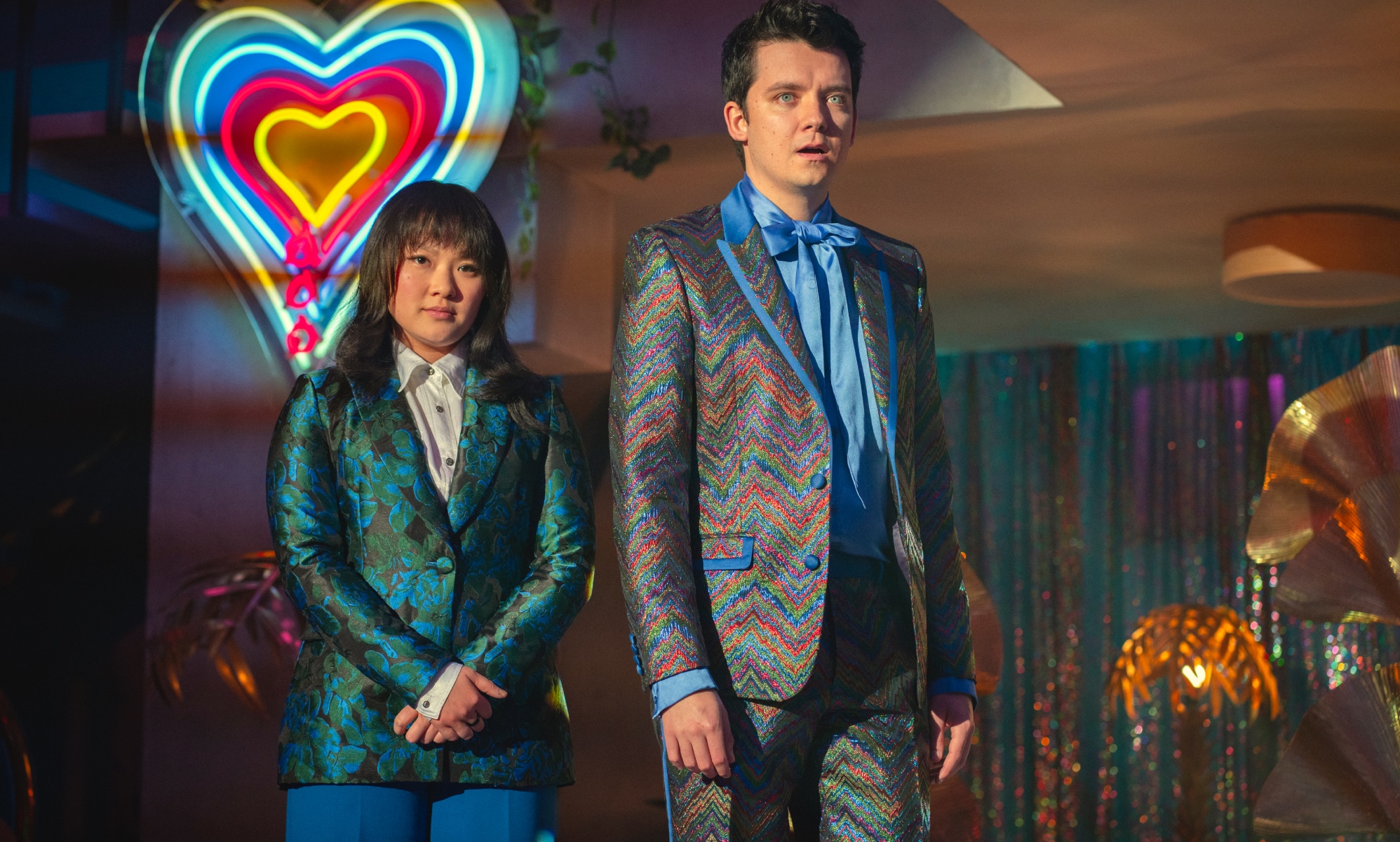 O and Otis in Sex Education.