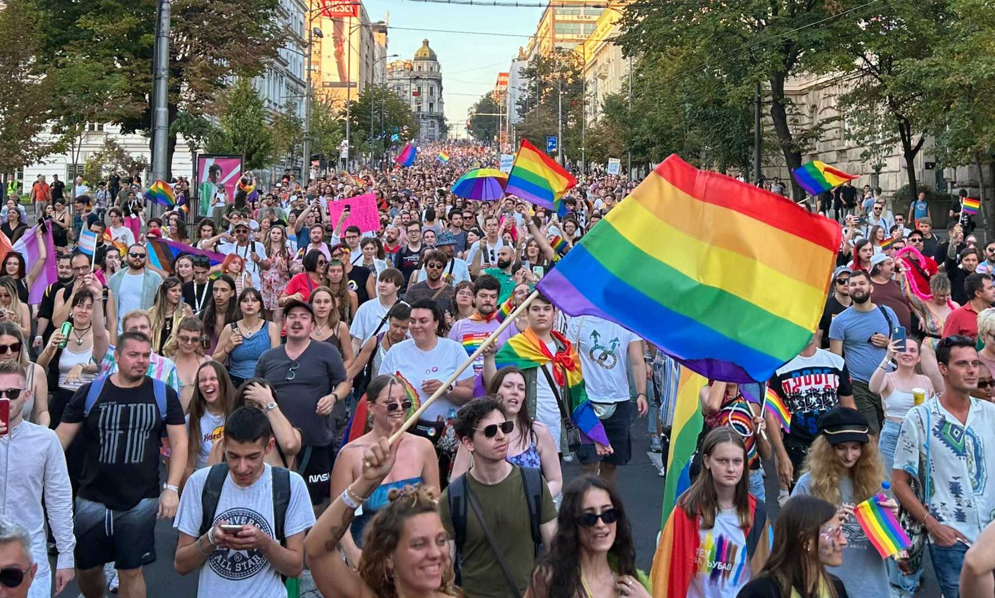 Belgrade queer community defiant at Serbia Pride, despite anti-LGBTQ+ leadership and religious groups