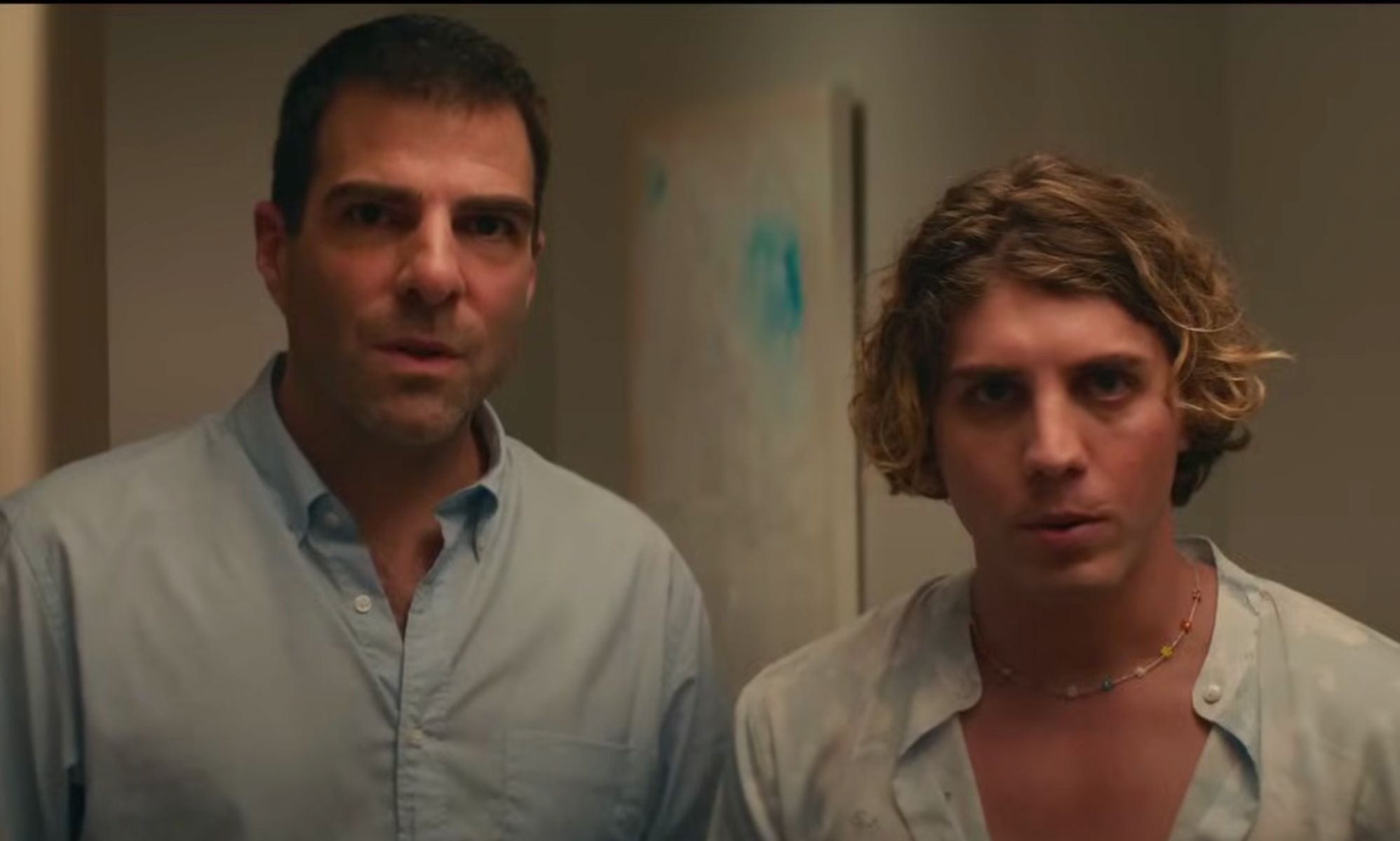 Lukas Gage gives Zachary Quinto a happy ending in R-rated trailer for gay comedy Down Low