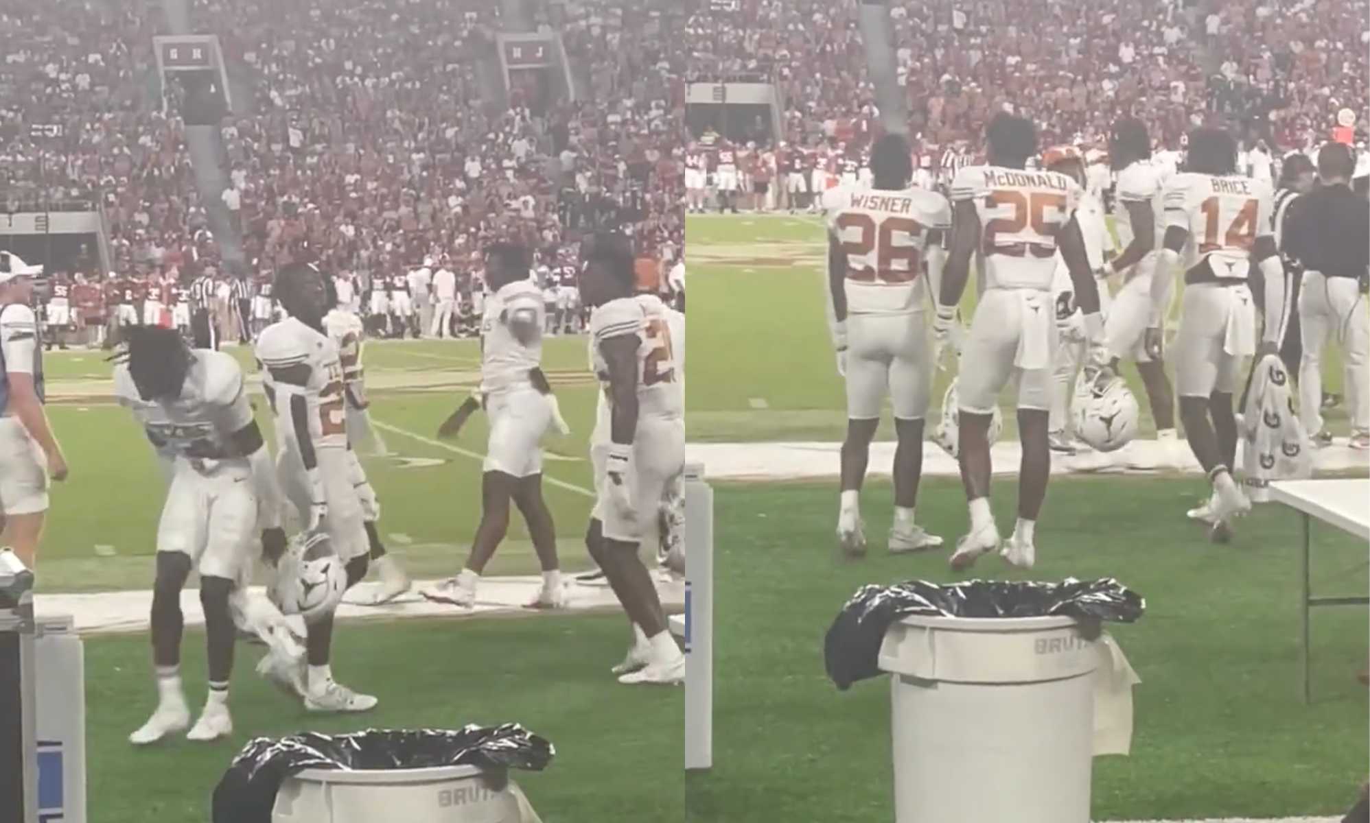 Alabama University condemns racist, homophobic slurs hurled at Texas football players