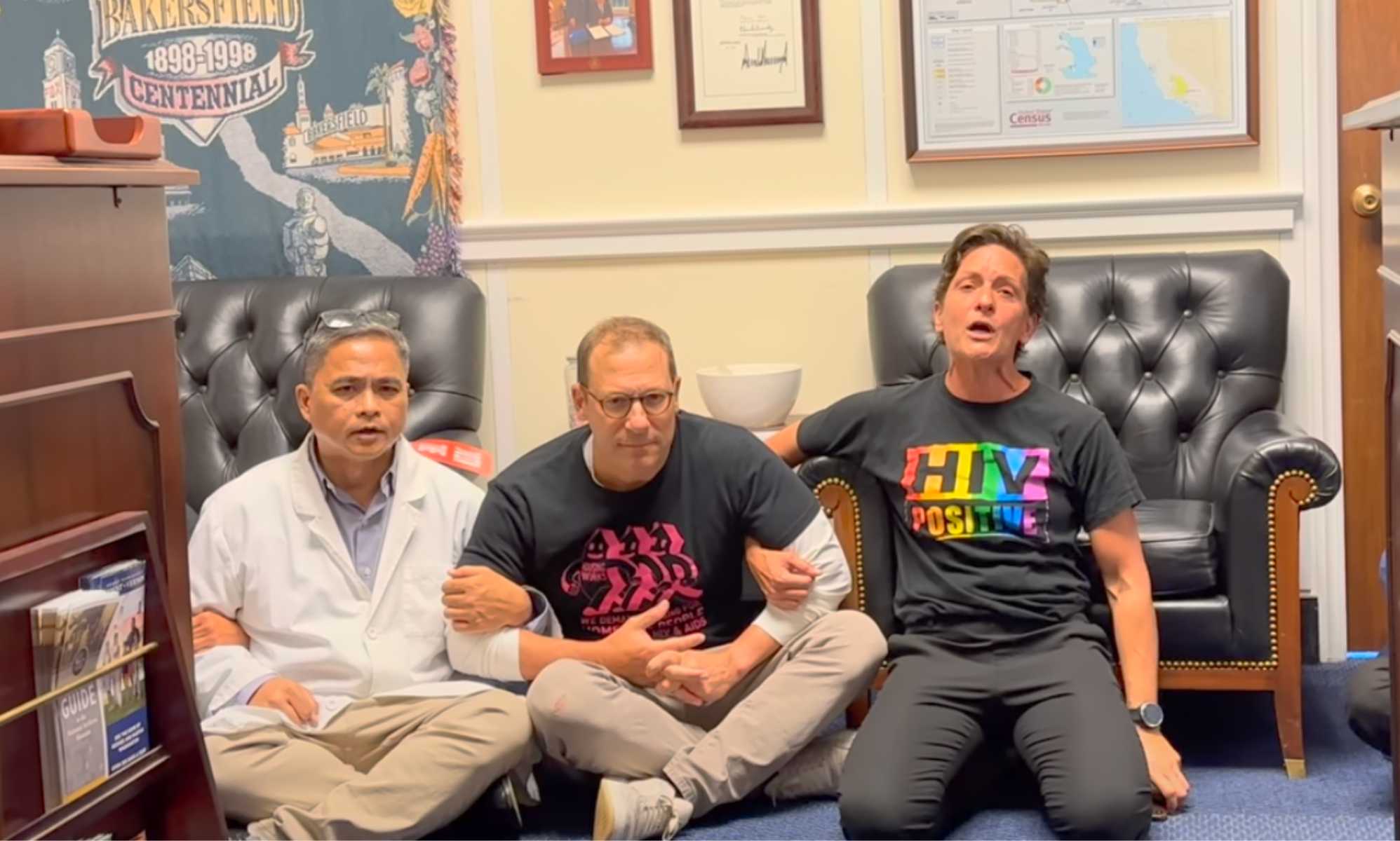 HIV activists arrested for occupying Kevin McCarthy's office in protest