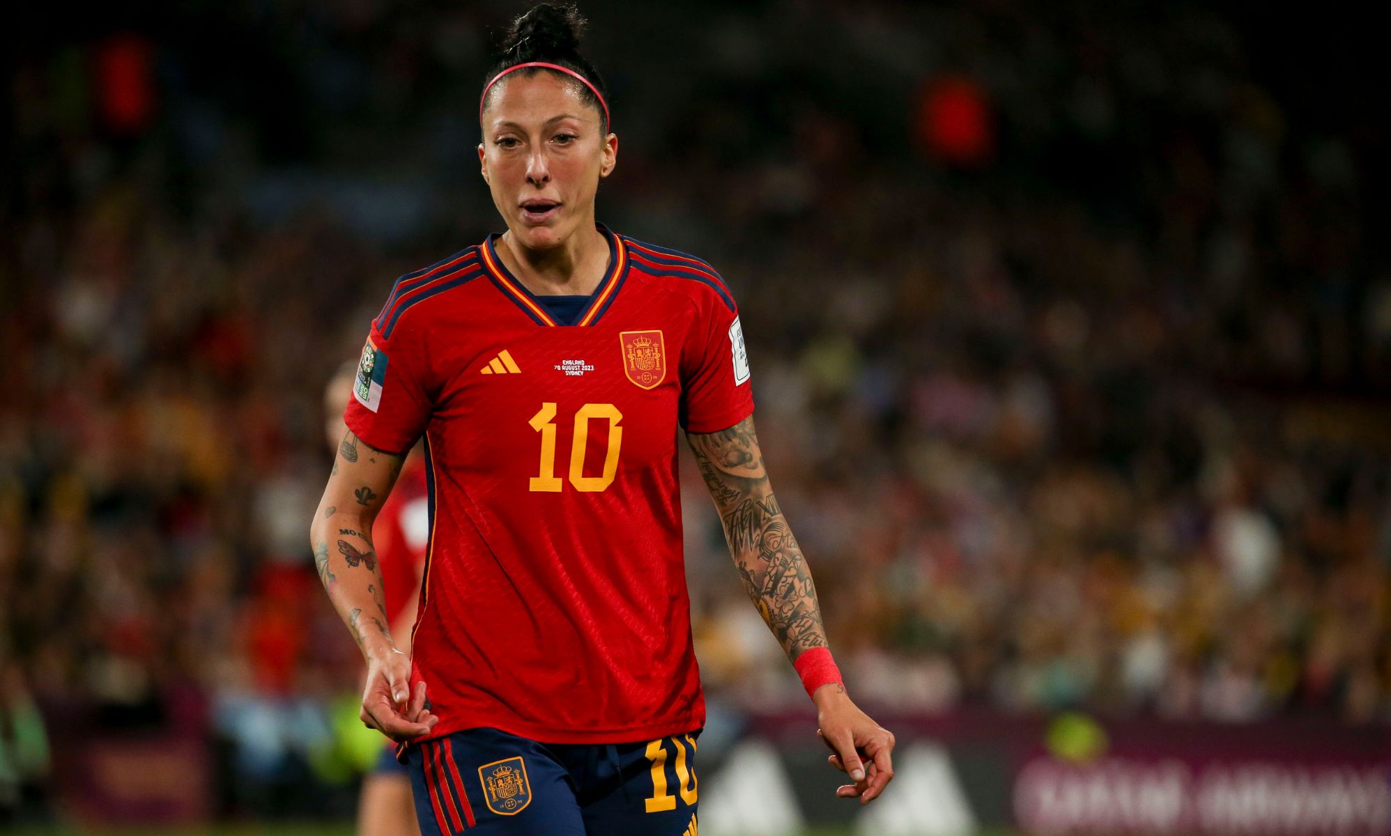 World champion Jenni Hermoso welcomed back to training after Rubiales scandal