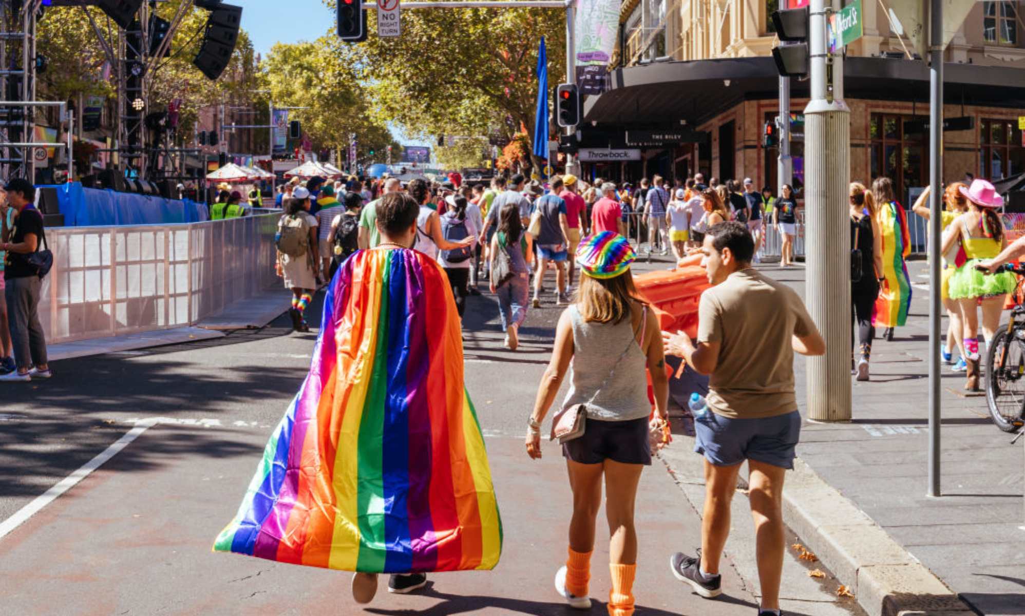 Activists take over Sydney’s Oxford Street to protest anti-LGBTQ+ attacks and demand queer-safe spaces