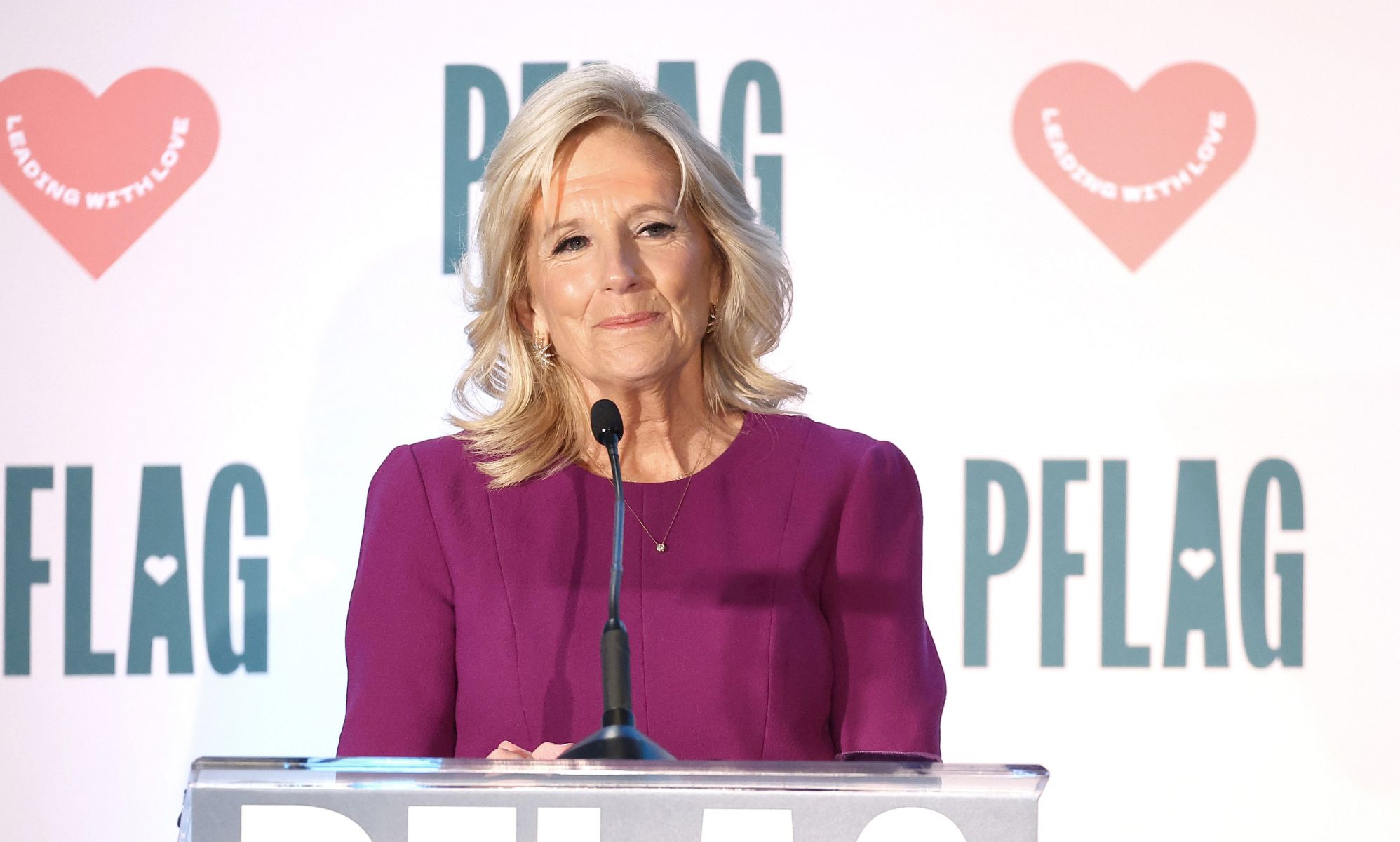Jill Biden makes stand for LGBTQ+ community and condemns US book bans