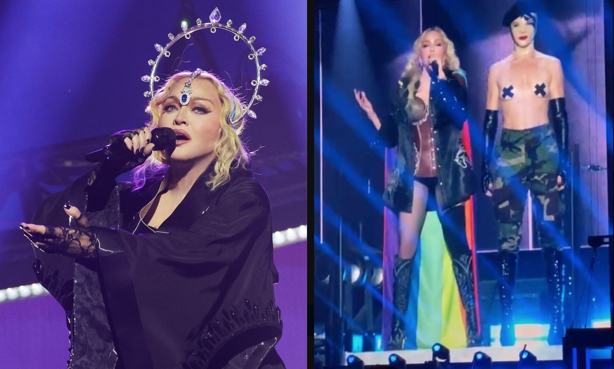 Madonna scolds ‘troublemaker queen’ Andy Cohen at New York concert