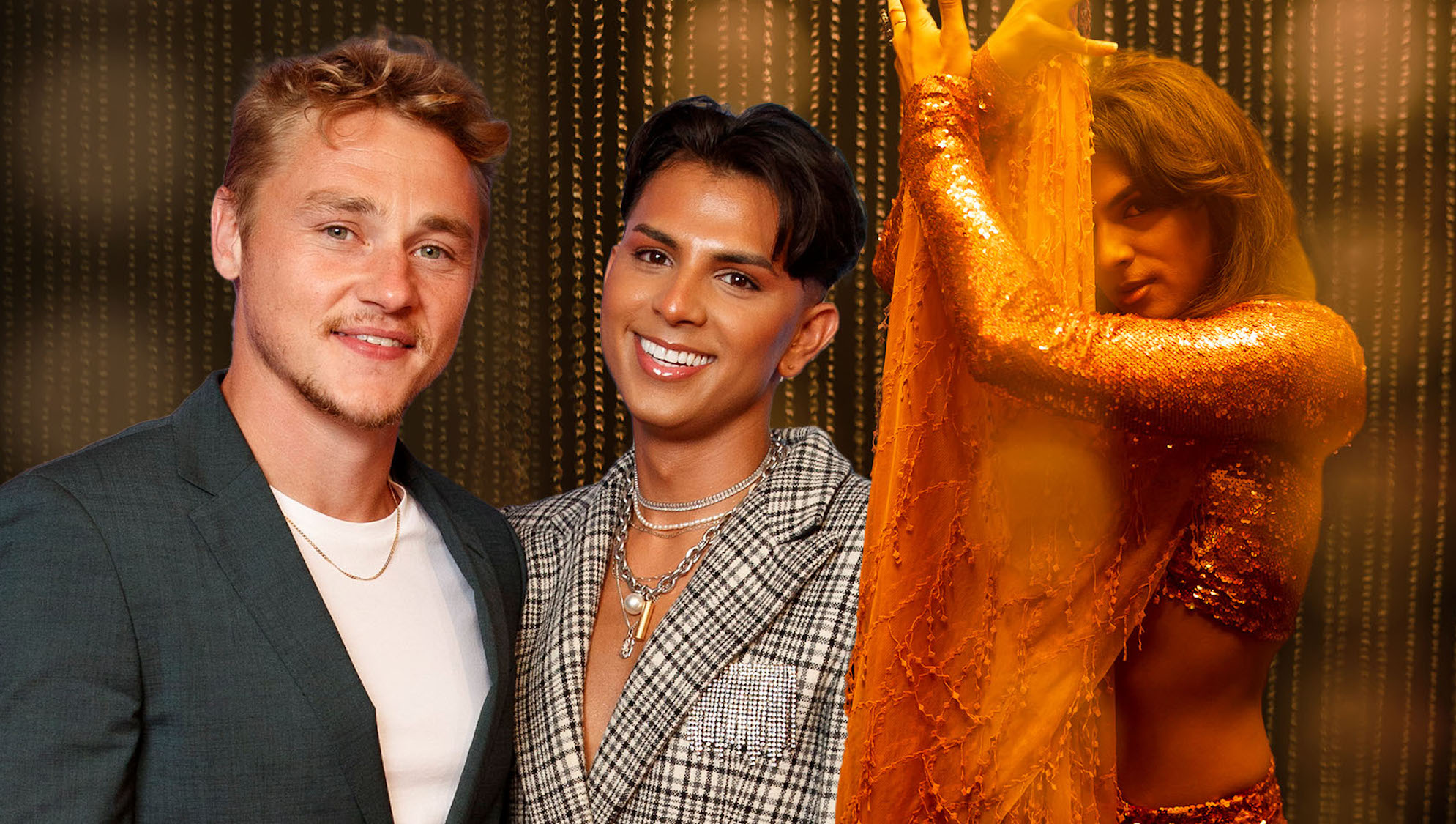 Unicorns stars Ben Hardy (left) and Jason Patel (right)