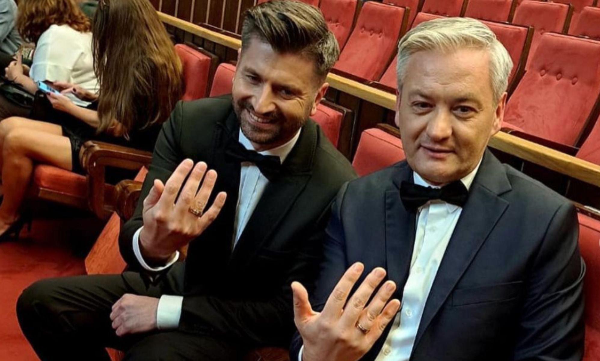 Polish politician 'marries' partner in symbolic wedding to call for marriage equality