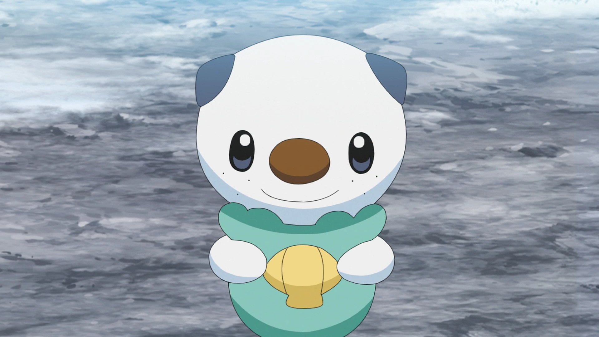 Oshawott: a koala/teddy bear looking Pokemon