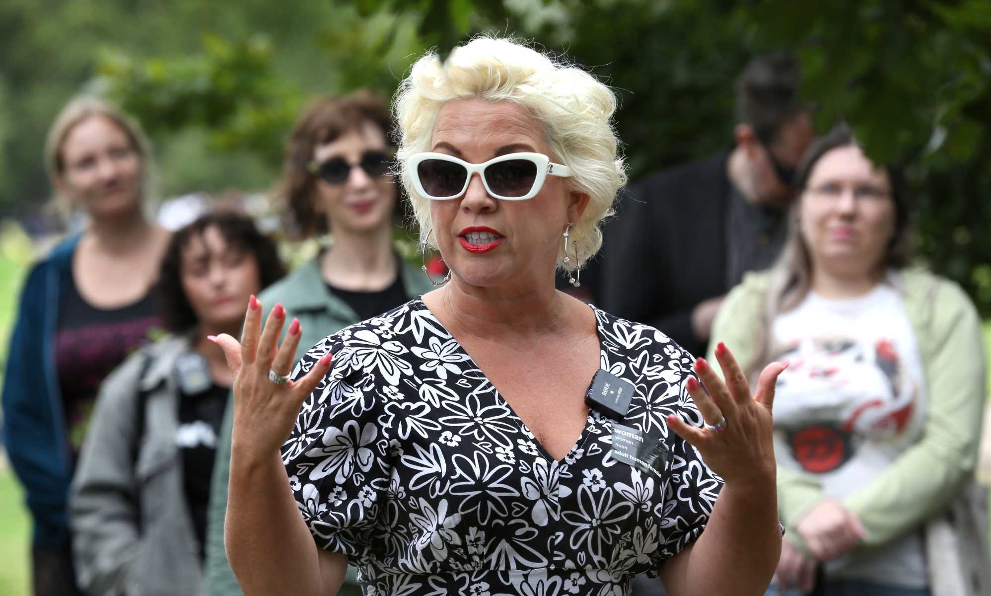 Posie Parker's political party rejected by Electoral Commission for the second time