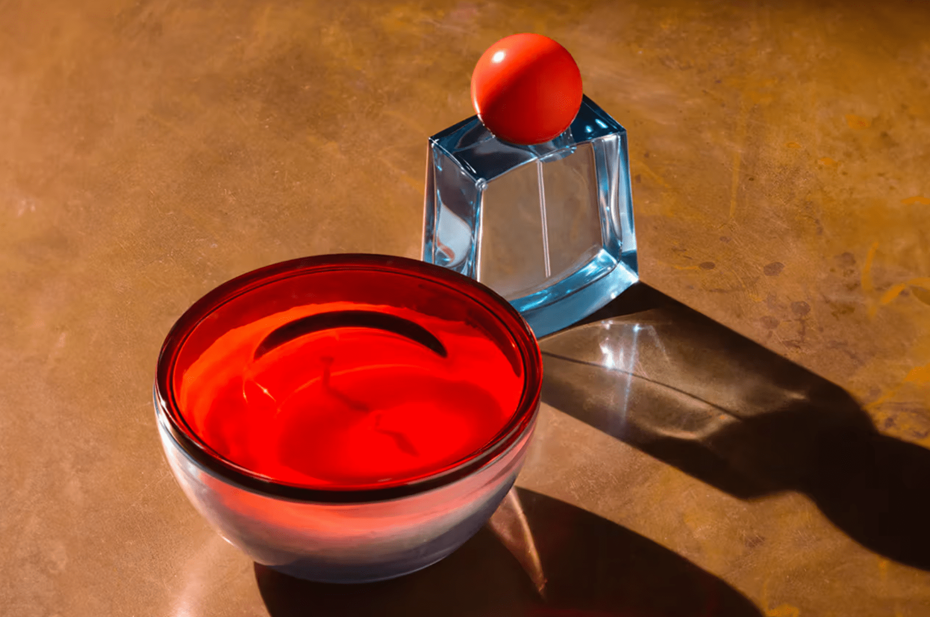 Pleasing candle collection.