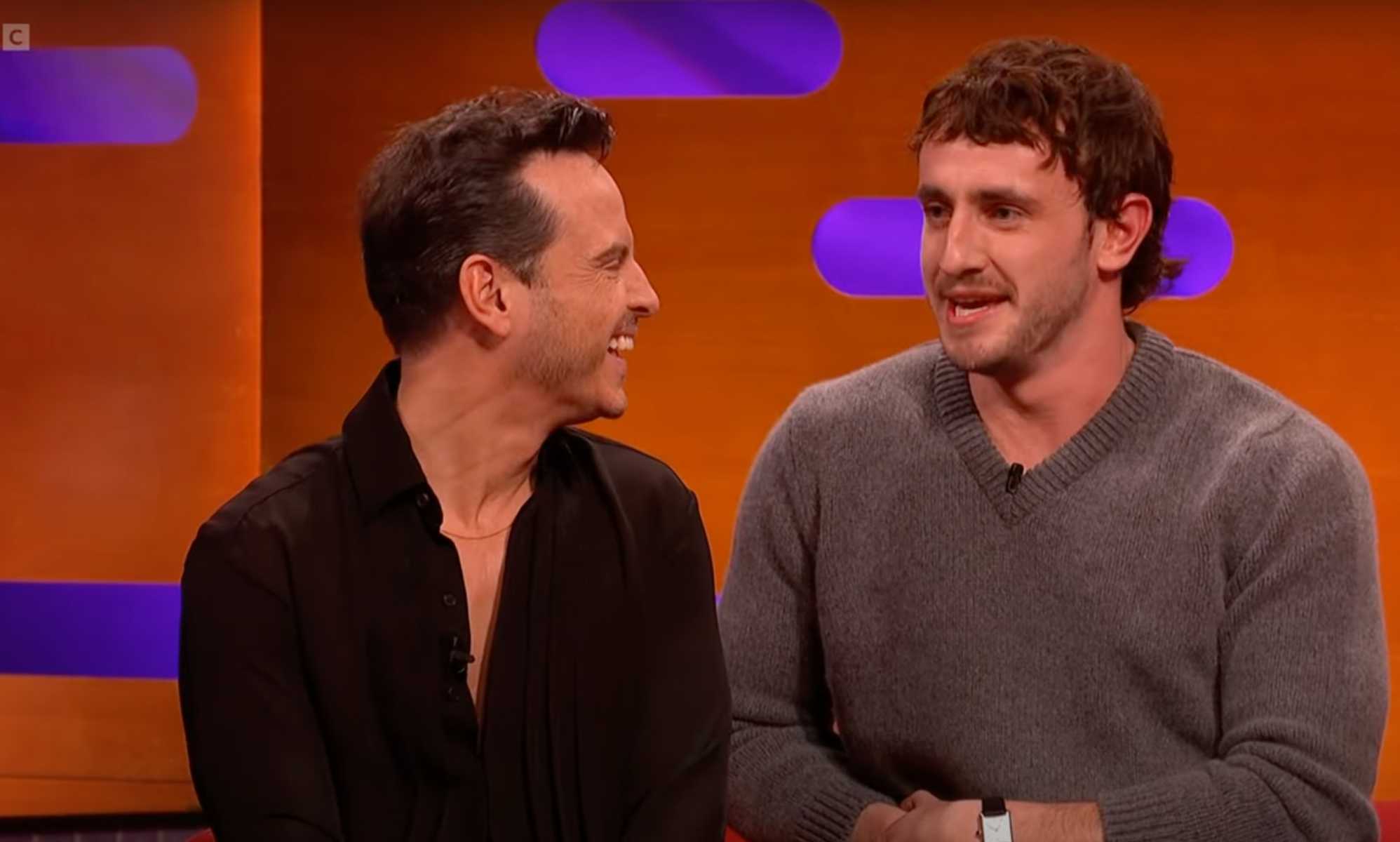 Andrew Scott and Paul Mescal talk All of Us Strangers' sex scenes: 'I don't want to be there when my parents watch it!'