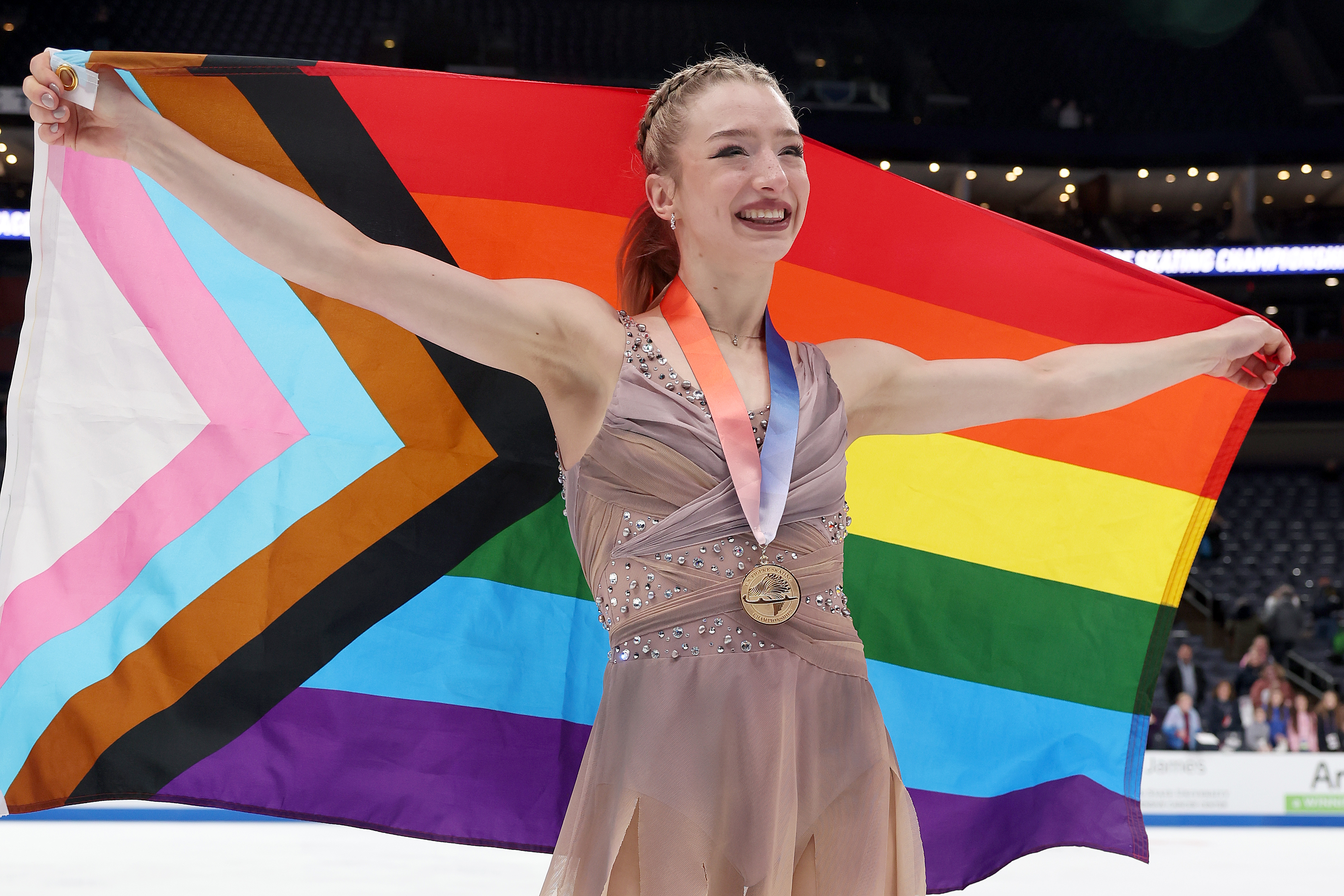 Amber Glenn becomes the first out queer woman to win the US Figure Skating Championship