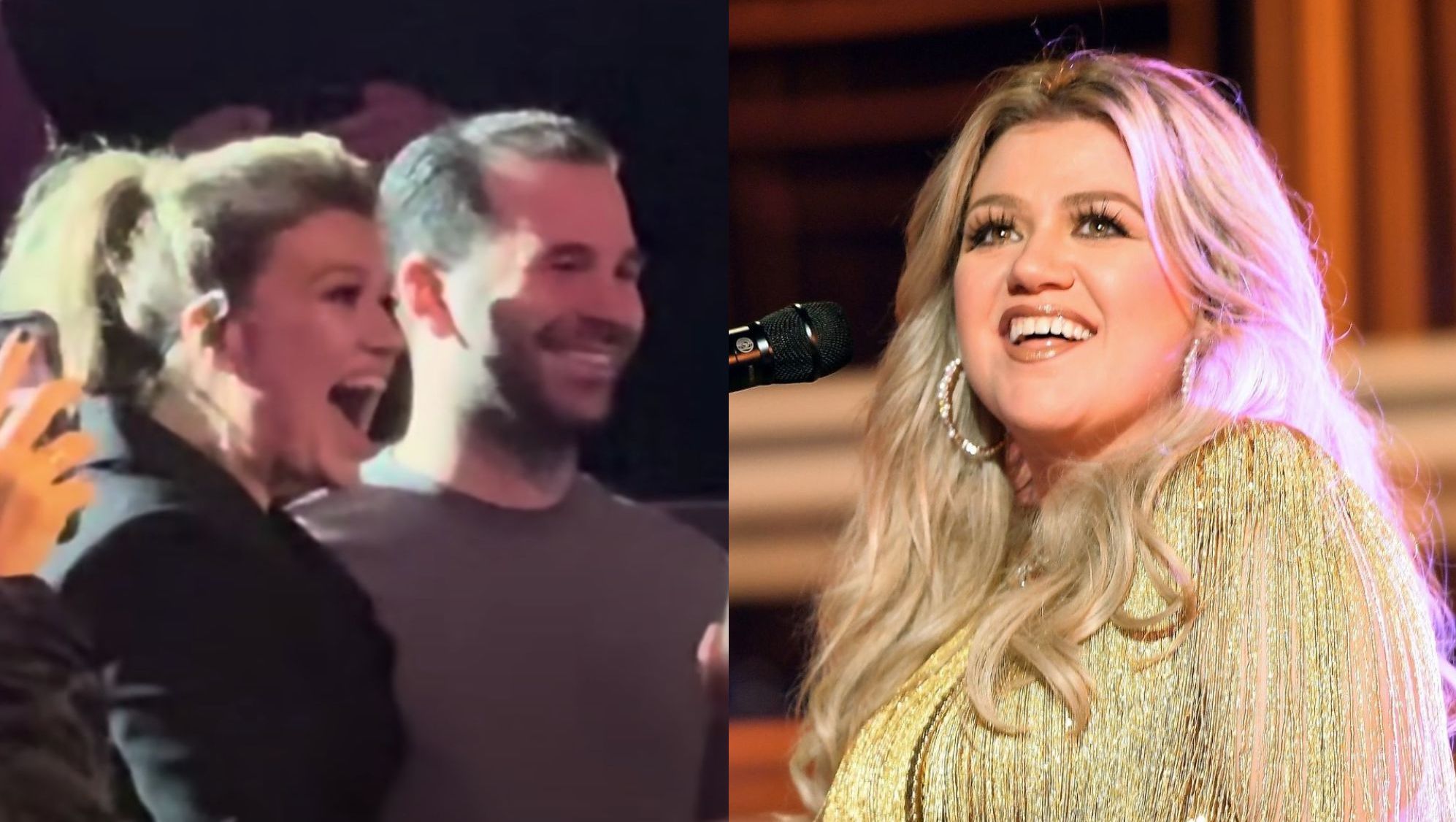 Watch the adorable moment Kelly Clarkson helps marry gay couple during Vegas residency