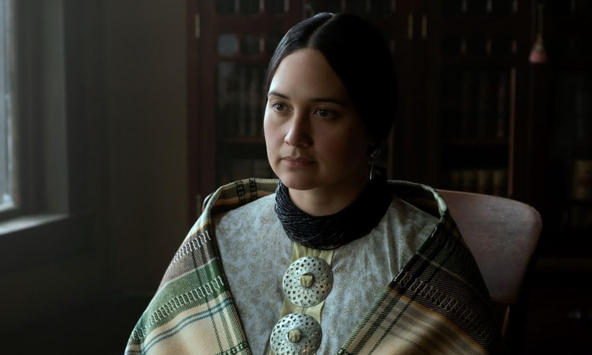 Lily Gladstone as Mollie in Killers of the Flower Moon.